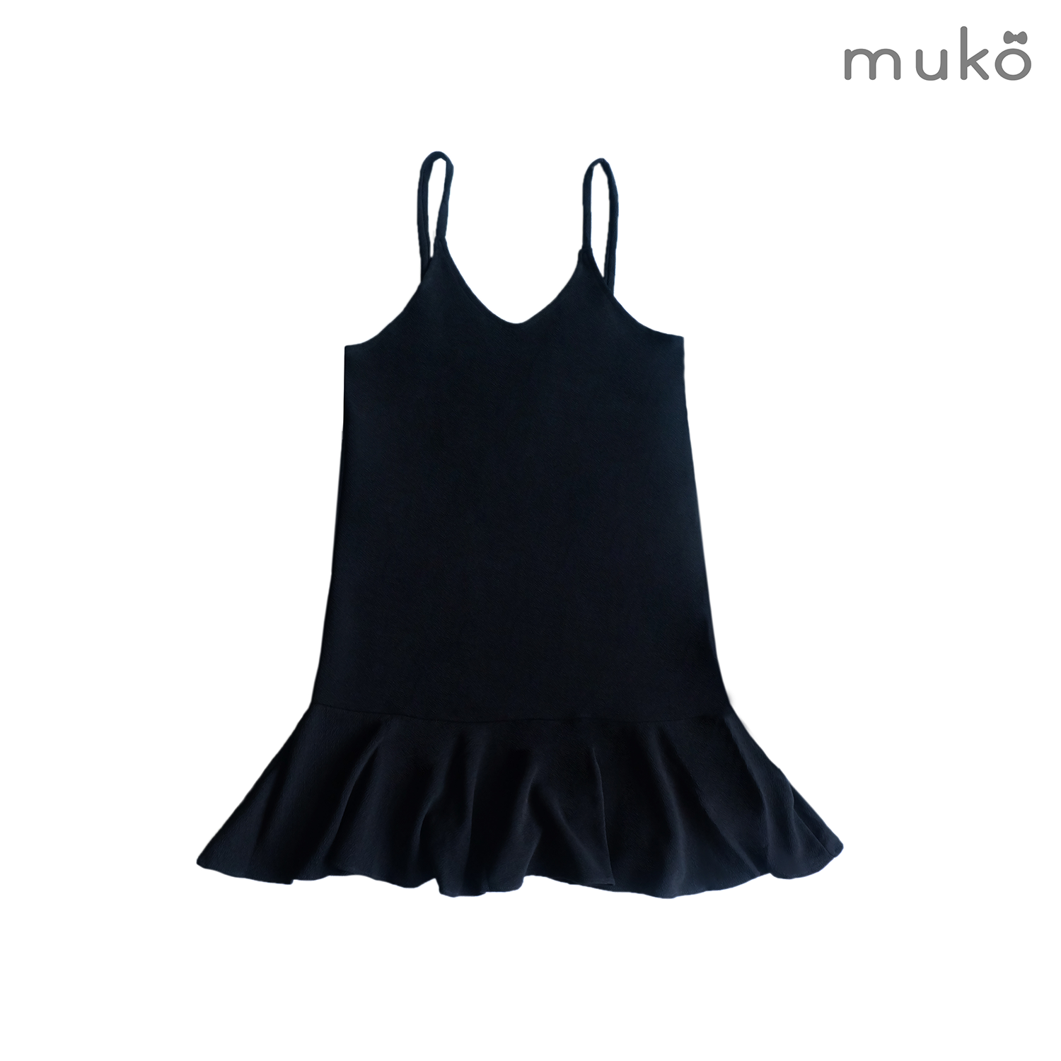 Muko Yuri **กระโปรงเอี๊ยม**อย่างเดียว คลุมท้องหรือจะใส่แฟชั่นสวยๆก็ได้นะคะ DM10-006 สีดำ