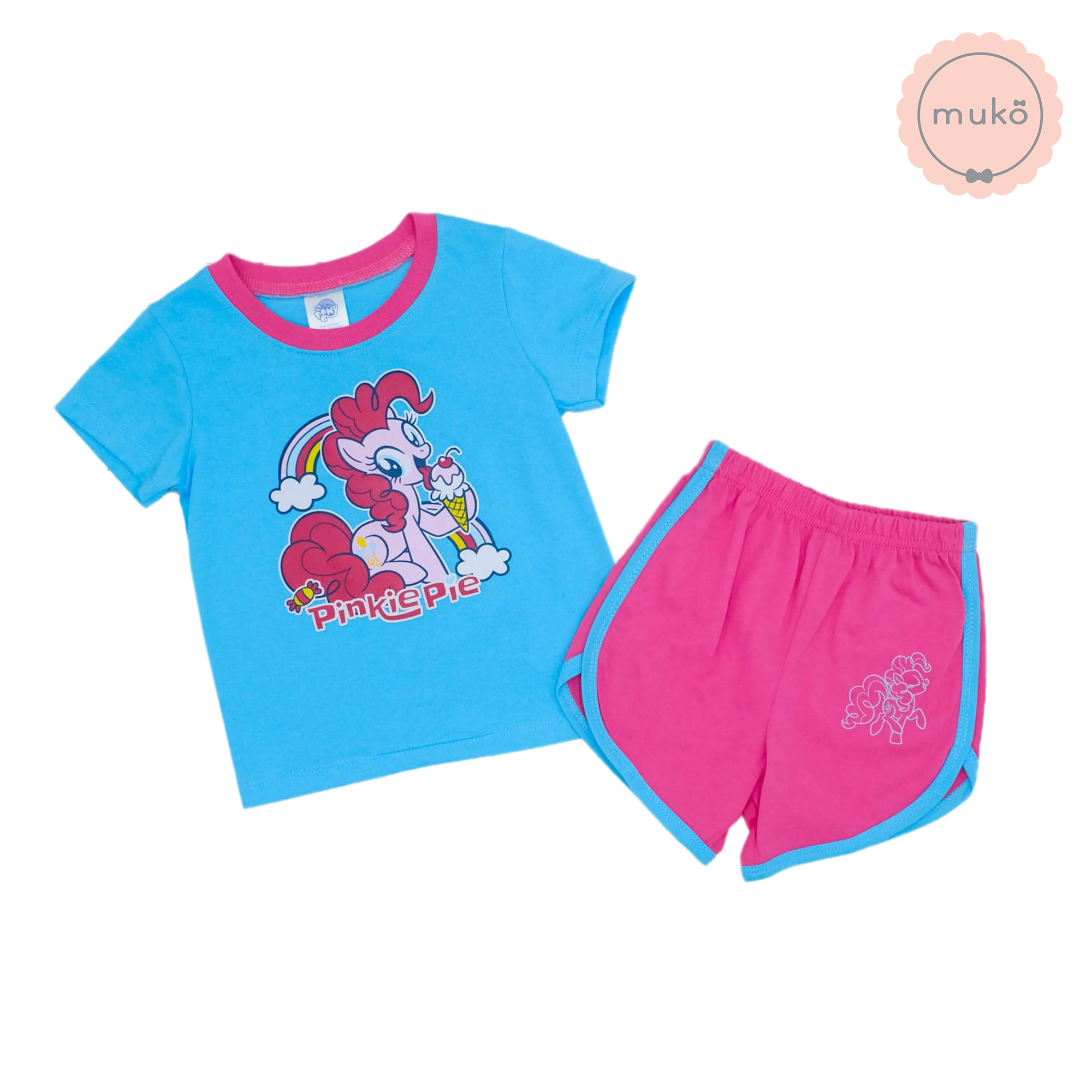 ชุดเบบี้ 6-12 เดือน แขนสั้น-ขาสั้น (M=80) MLP017-02-L-Blue M ลายโพนี่ โพนี่ Pony Pony ชุดเบบี้ 6-12 เดือน แขนสั้น-ขาสั้น (M=80) MLP017-02-L-Blue M ลายโพนี่ โพนี่ Pony Pony