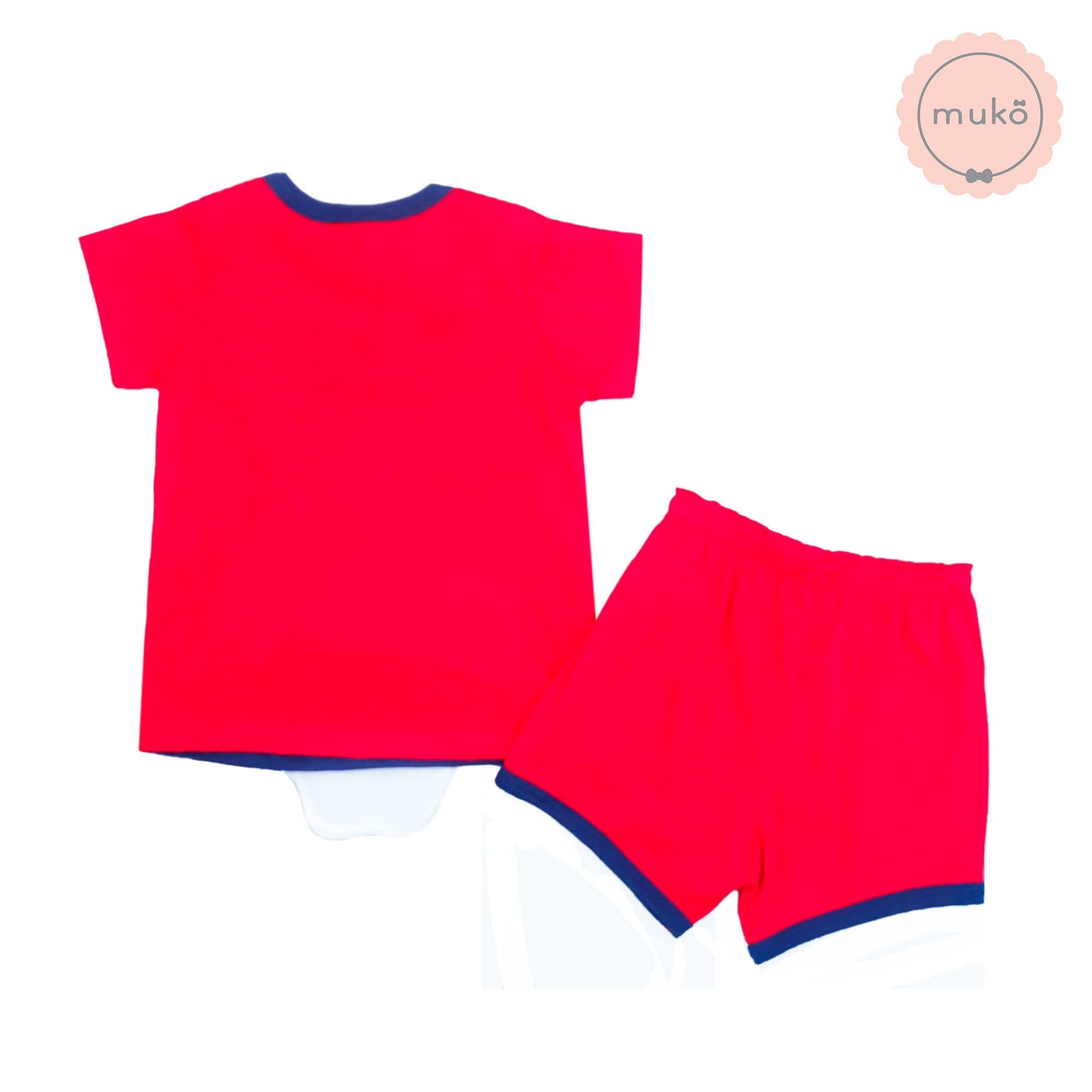 ชุดเบบี้ 6-12เดือน แขนสั้น-ขาสั้น (M=80) ADC047-40-L-Red M ลายโดเรม่อน Doraemon ชุดเบบี้ 6-12เดือน แขนสั้น-ขาสั้น (M=80) ADC047-40-L-Red M ลายโดเรม่อน Doraemon