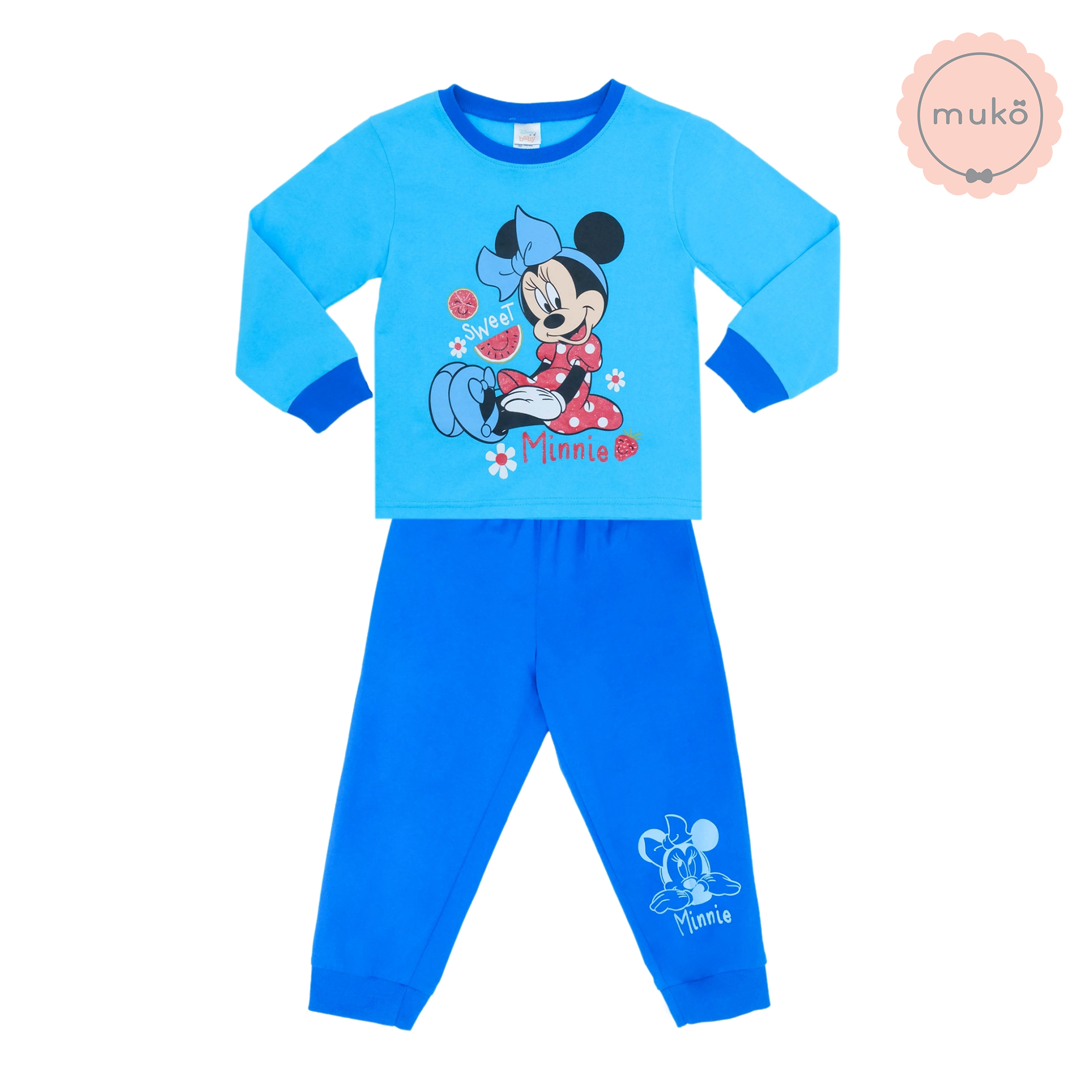 ชุดเด็ก 1-2 ขวบ แขนยาว-ขายาว (Size 2) DMK127-01-3-Blue 2 ลาย มินนี่ Minnie สีฟ้า ชุดเด็ก 1-2 ขวบ แขนยาว-ขายาว (Size 2) DMK127-01-3-Blue 2 ลาย มินนี่ Minnie สีฟ้า