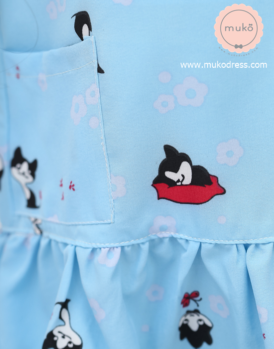 Muko Preamy - Family Set  ชุดลูกสาว FG01-002S ฟ้า