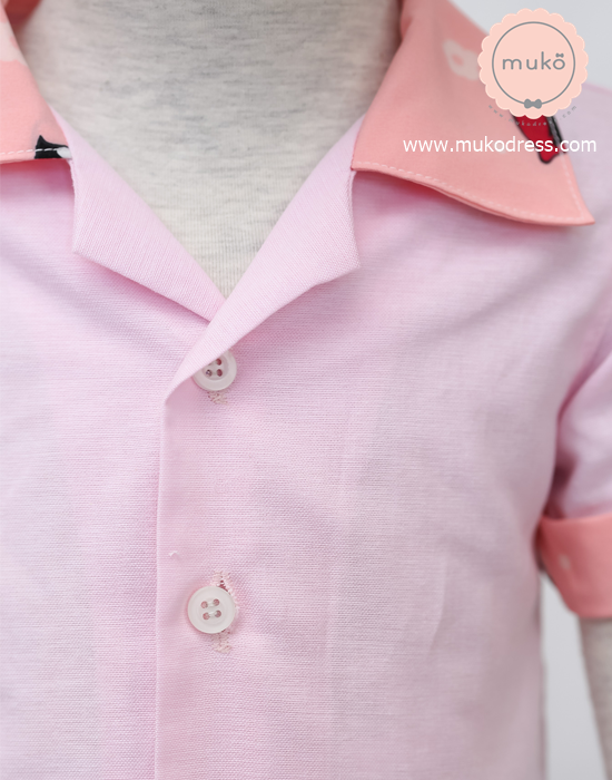 Muko Family Set – Primo ชุดลูกชาย FB01-006M ชมพู