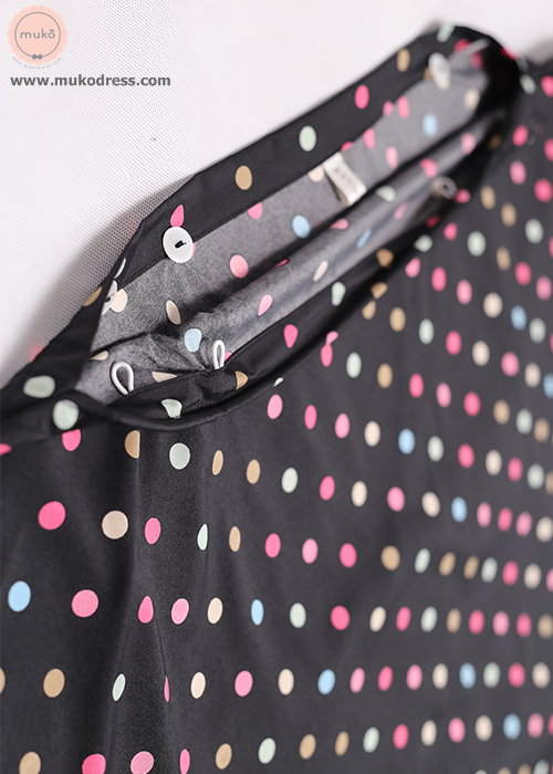 Muko Nursing Cover ผ้าคลุมให้นม AA04-002 ดำจุด Muko Nursing Cover ผ้าคลุมให้นม AA04-002 ดำจุด