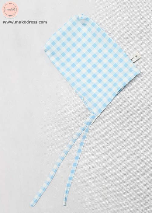 Muko Nursing Cover ผ้าคลุมให้นม AA04-008 สก็อตฟ้า