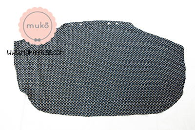 Muko Nursing Cover ผ้าคลุมให้นม AA04-014 กรมลายดอกน้ำตาล