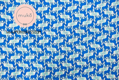 Muko Nursing Cover ผ้าคลุมให้นม AA04-015 เสื้อน้ำเงิน-เขียว