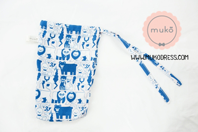 Muko Nursing Cover ผ้าคลุมให้นม  AA04-022 ลายหมี
