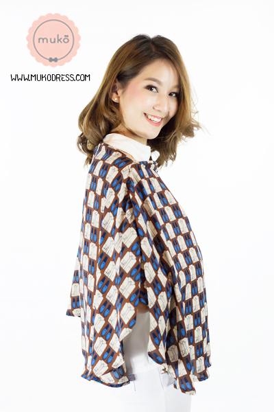 Muko Nursing Cover ผ้าคลุมให้นม AA04-023 ลายเสื้อ Muko Nursing Cover ผ้าคลุมให้นม AA04-023 ลายเสื้อ