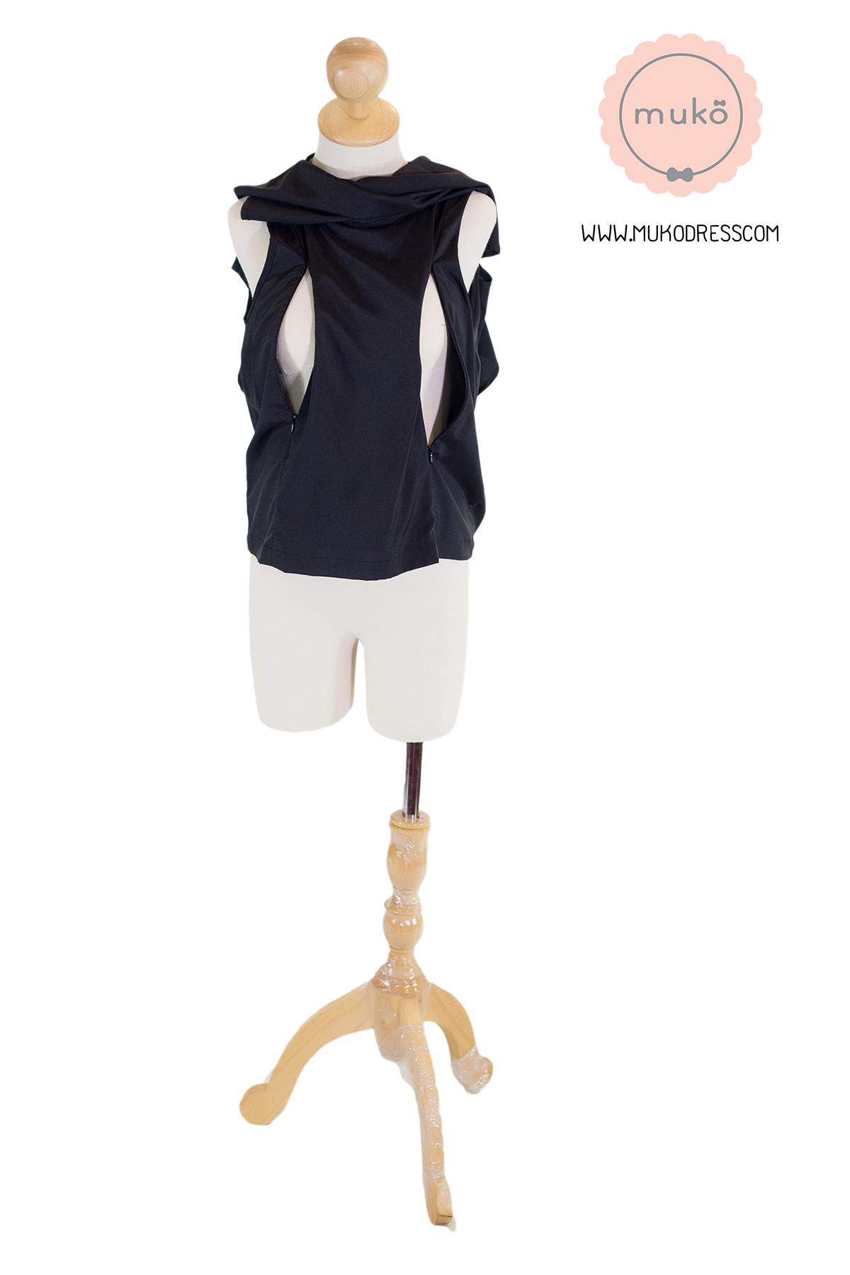 Muko Bryony เสื้อเปิดให้นม BSL04-001 ดำ
