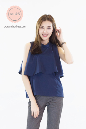 Muko Bryony เสื้อเปิดให้นม BSL04-003 กรม Muko Bryony เสื้อเปิดให้นม BSL04-003 กรม
