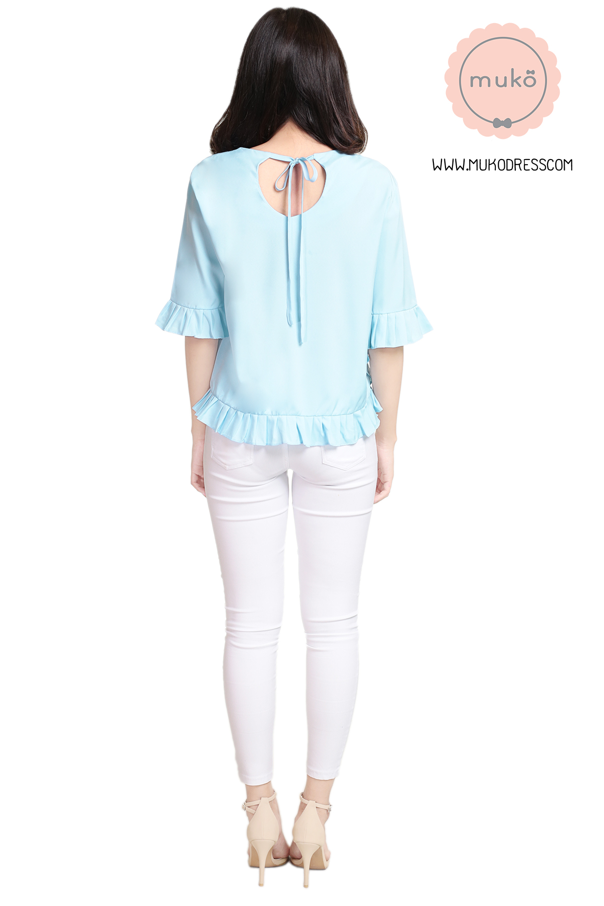  Muko Queens เสื้อให้นม คลุมท้อง BSL09-003 ฟ้า