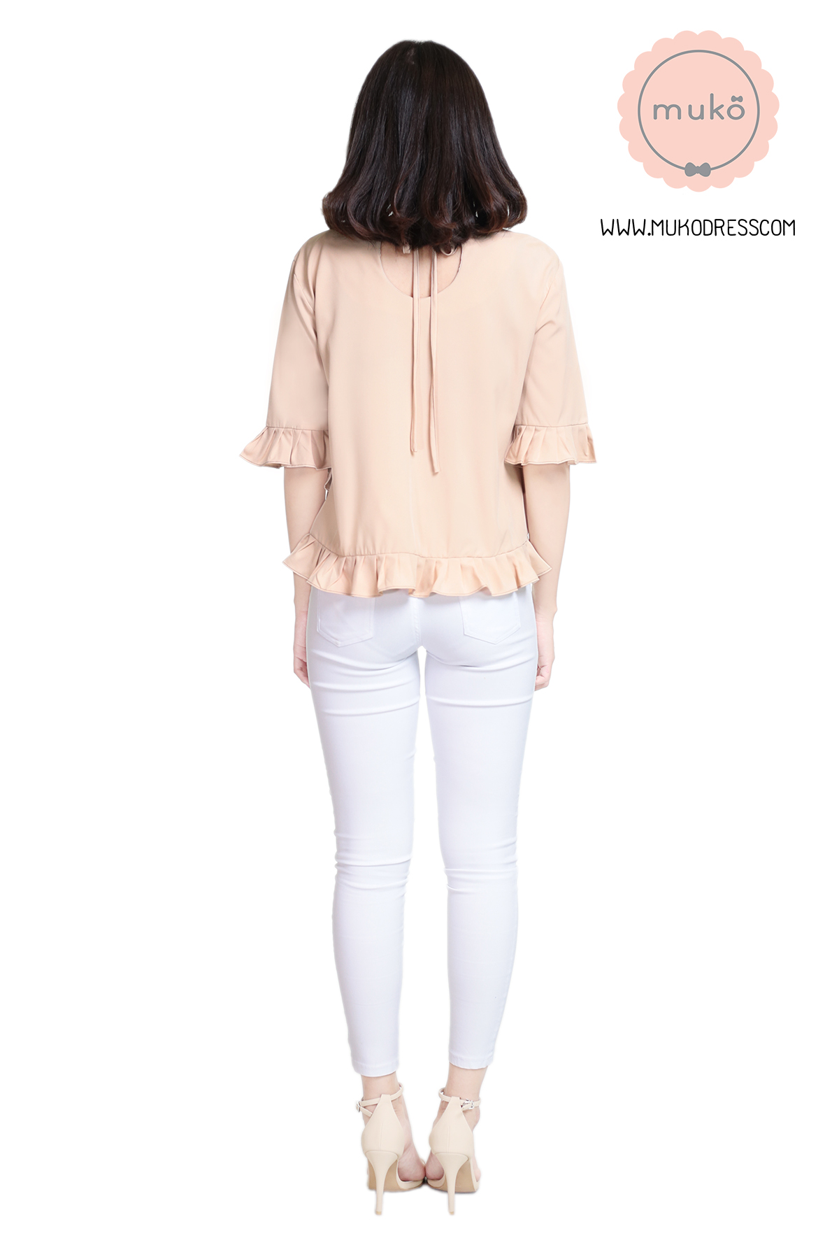 Muko Queens เสื้อให้นม คลุมท้อง BSL09-006 ครีม