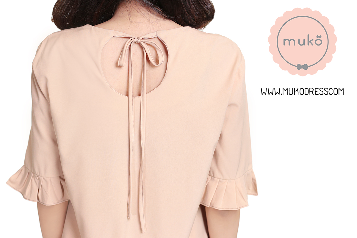 Muko Queens เสื้อให้นม คลุมท้อง BSL09-006 ครีม