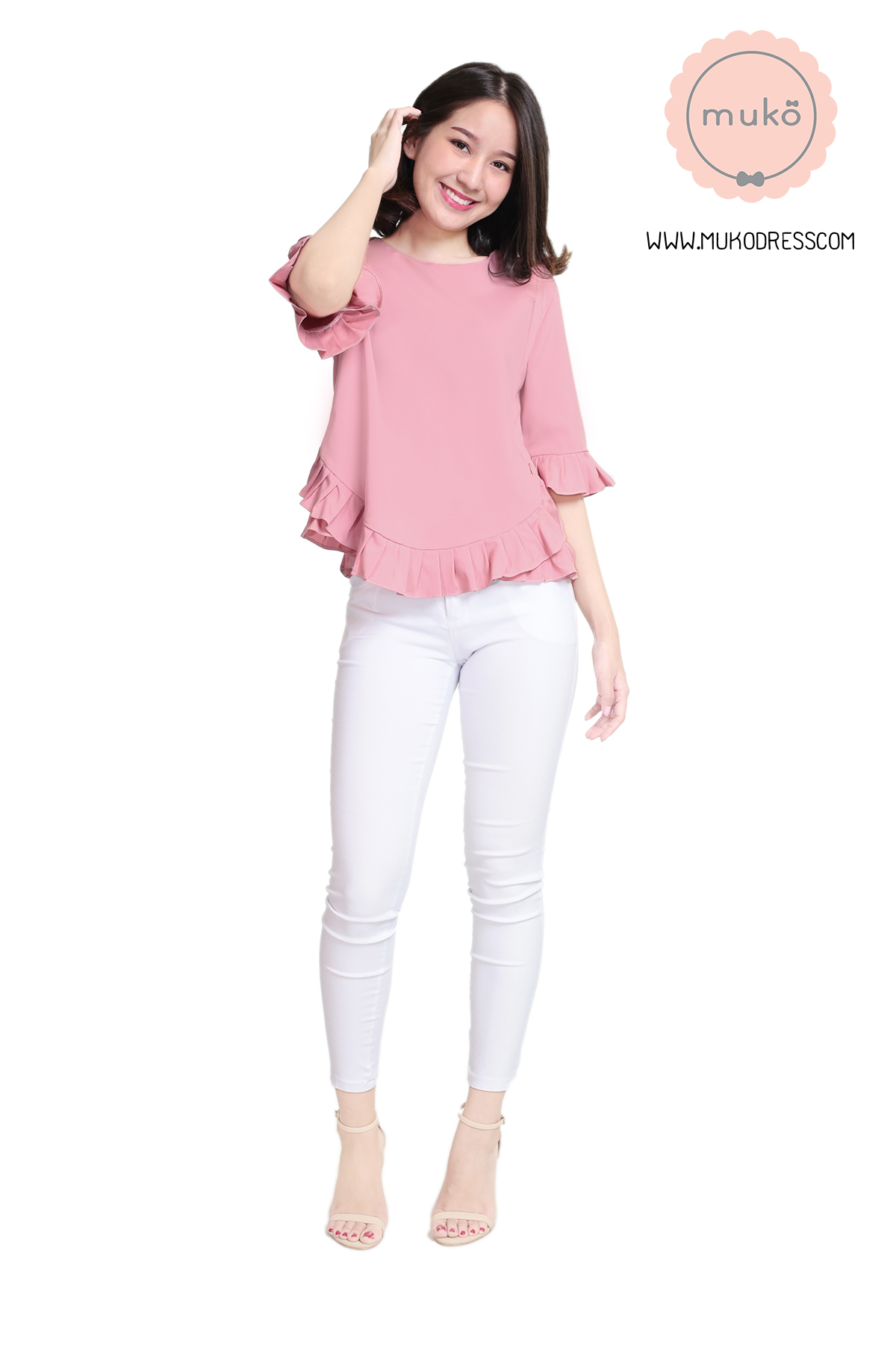 Muko Queens เสื้อให้นม คลุมท้อง BSL09-007 กะปิ