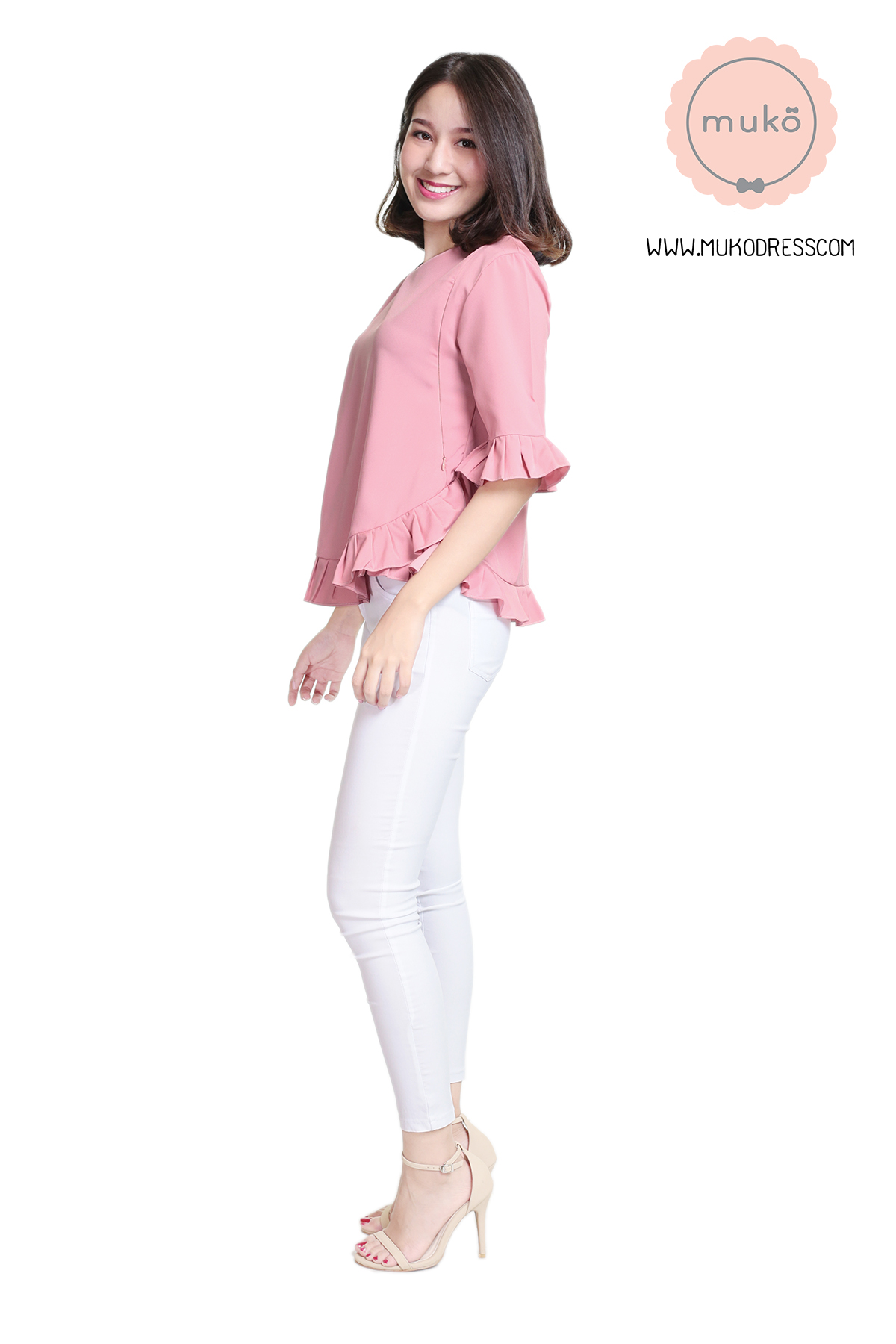 Muko Queens เสื้อให้นม คลุมท้อง BSL09-007 กะปิ