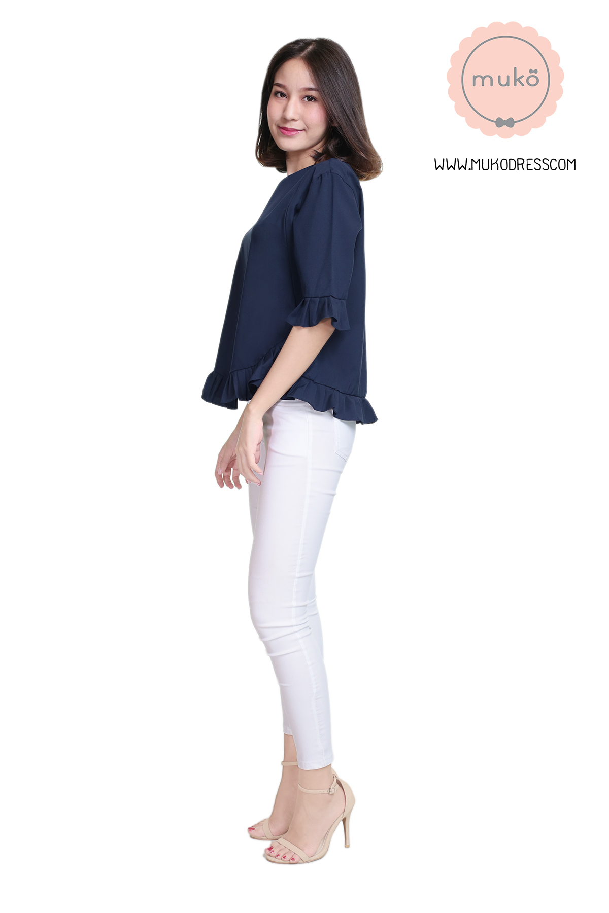 Muko Queens เสื้อให้นม คลุมท้อง BSL09-008 กรม