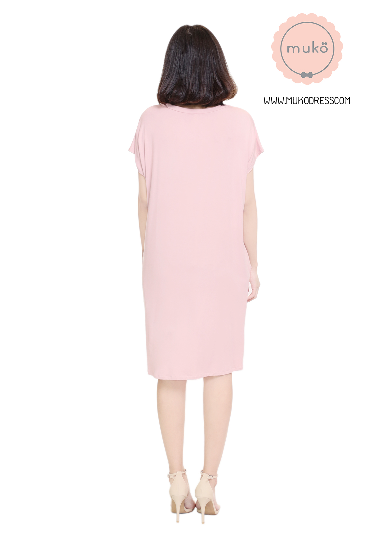 Muko ButterCup เดรสให้นม คลุมท้อง DR16-031 นู๊ด Muko ButterCup เดรสให้นม คลุมท้อง DR16-031 นู๊ด