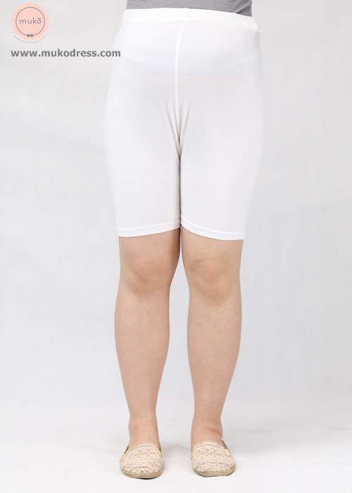 Muko Leggings กางเกงเลกกิ้งพยุงครรภ์ ขาสั้น BC05-003 สีขาว