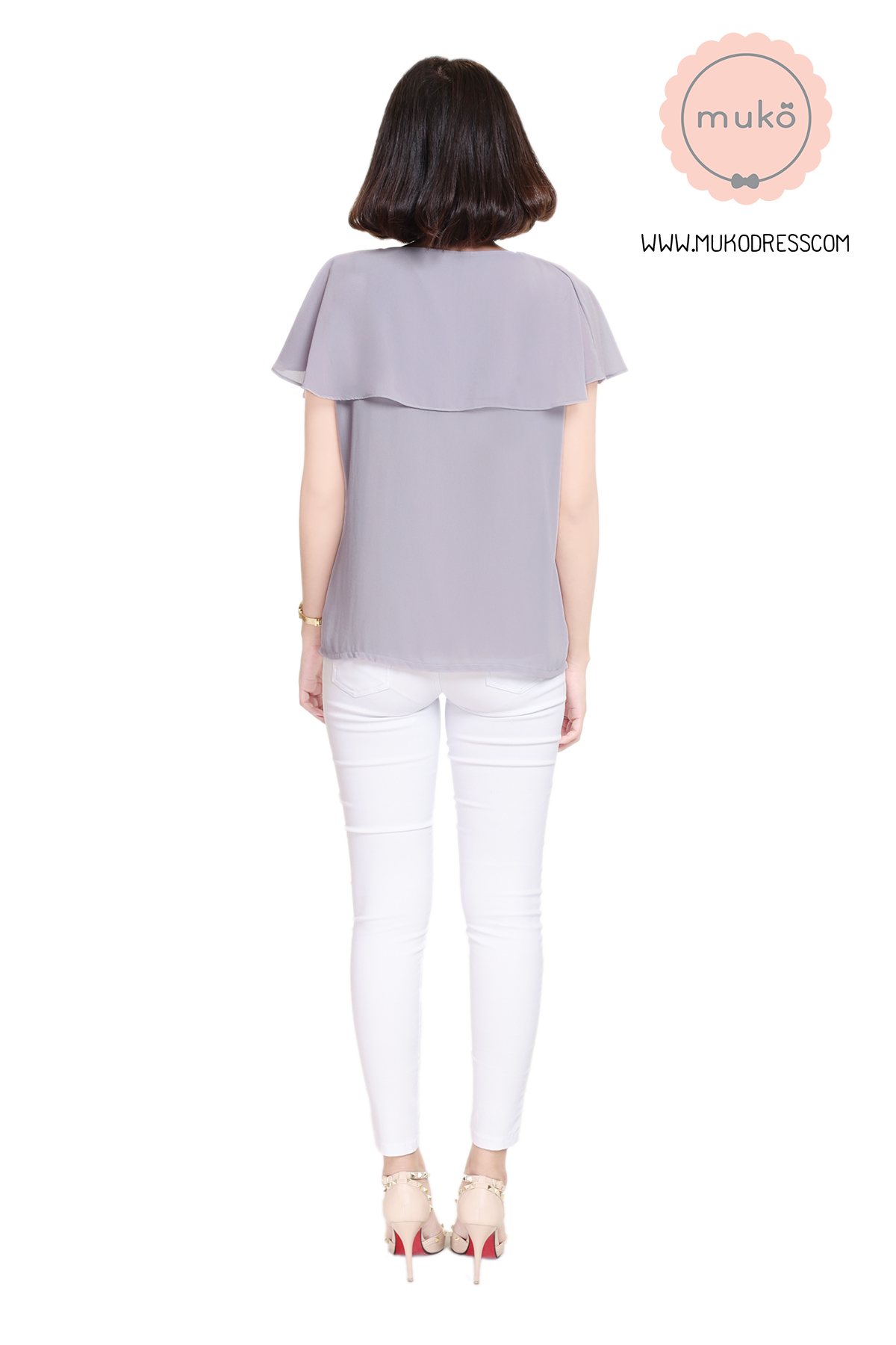 Muko Emma  เสื้อให้นม คลุมท้อง BSL03-009 ม่วงอ่อน