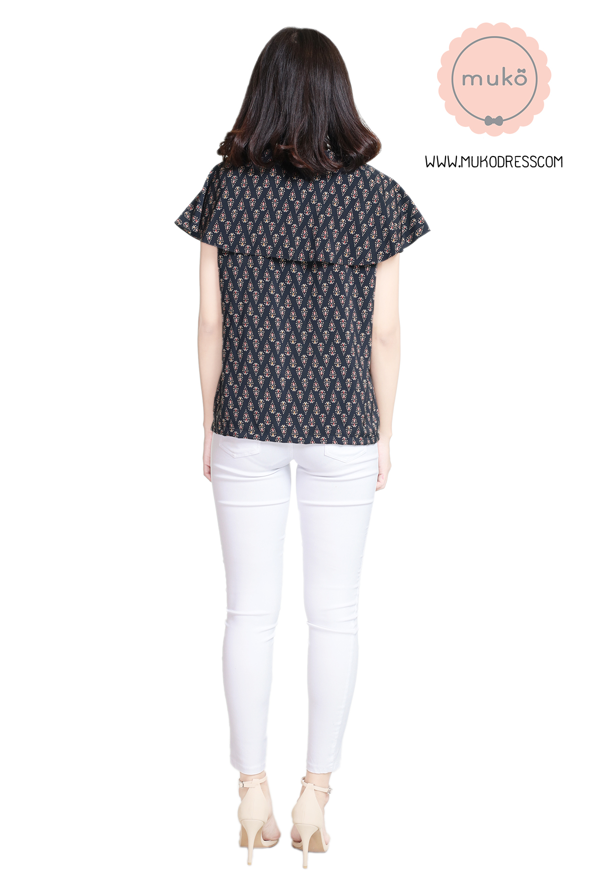 Muko Emma  เสื้อให้นม คลุมท้อง BSL03-021 ลายไทย***(3ชุด1,200.-/6ชุด1,900.-)
