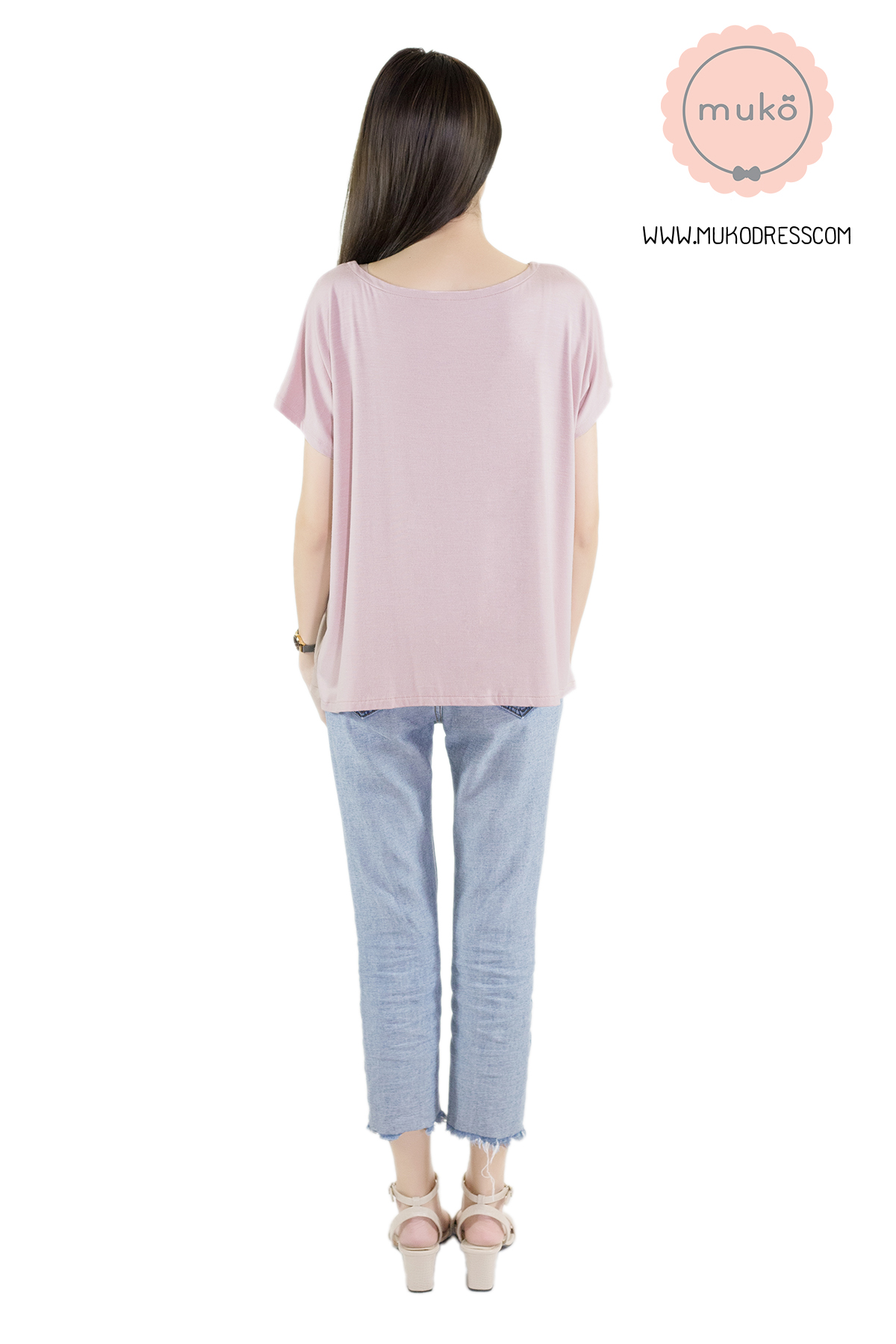Muko MiLa เสื้อให้นม TC12-025  นู๊ด-ลาเต้