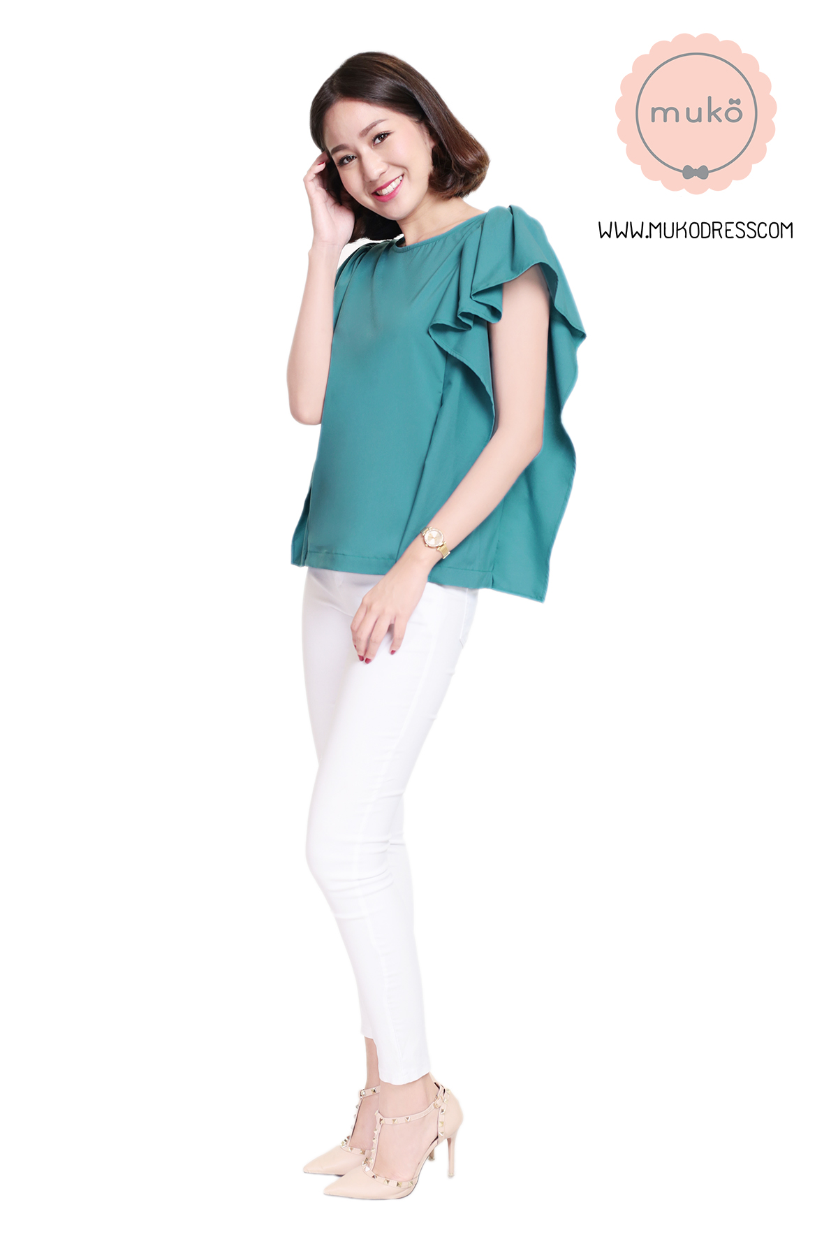 Muko Hill Top เสื้อให้นม คลุมท้อง BSL07-001 ฟ้าเข้ม Muko Hill Top เสื้อให้นม คลุมท้อง BSL07-001 ฟ้าเข้ม
