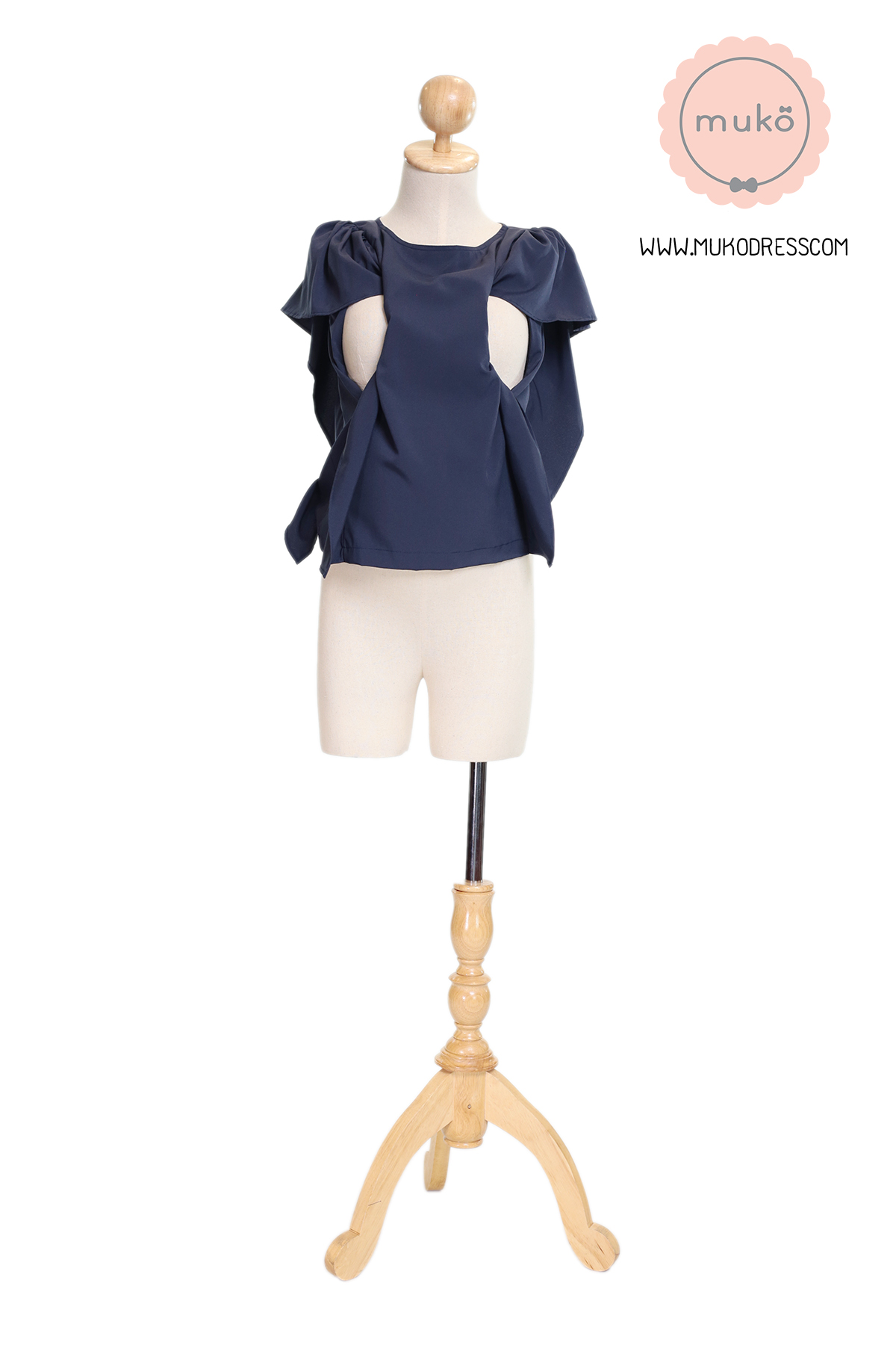 Muko Hill Top เสื้อให้นม คลุมท้อง BSL07-006 กรม