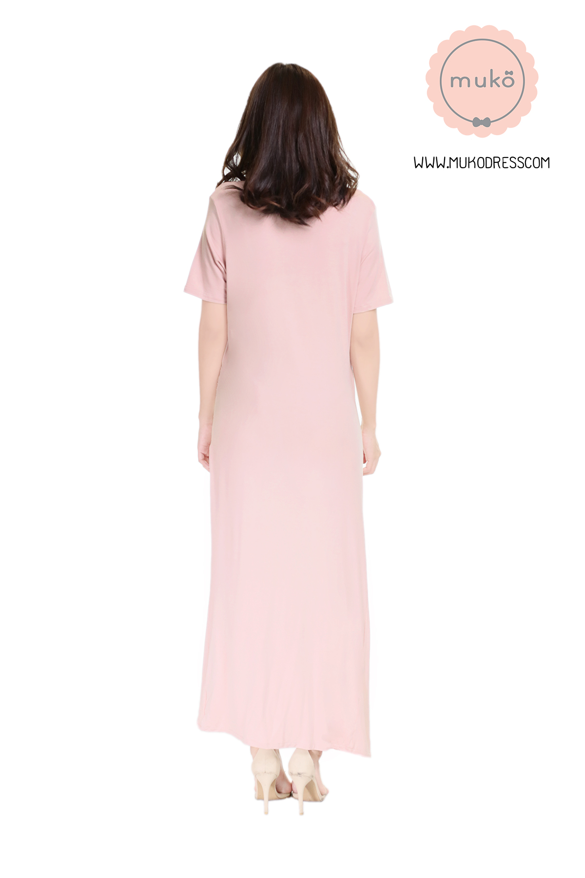 Muko Classy Missy เดรสให้นม คลุมท้อง MR04-003 นู๊ด
