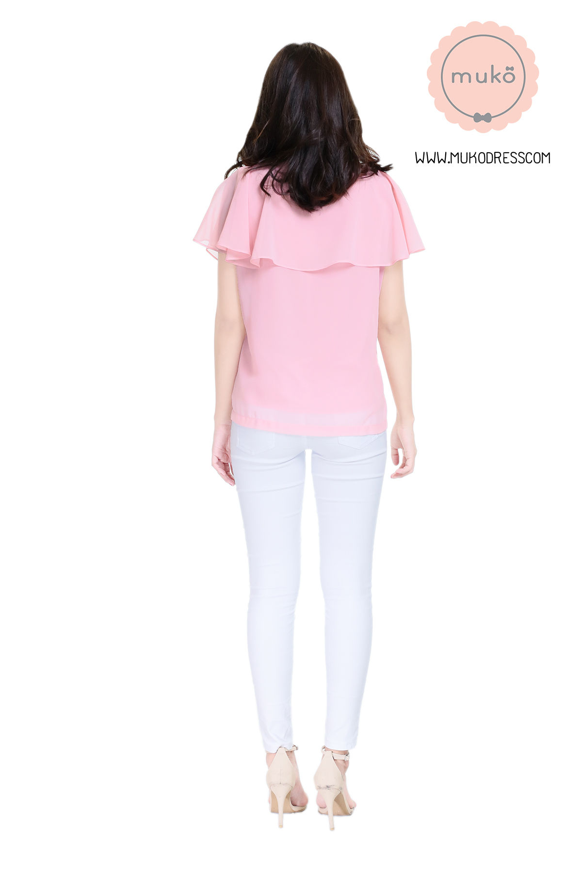 Muko Emma  เสื้อให้นม คลุมท้อง BSL03-024 สีชมพู
