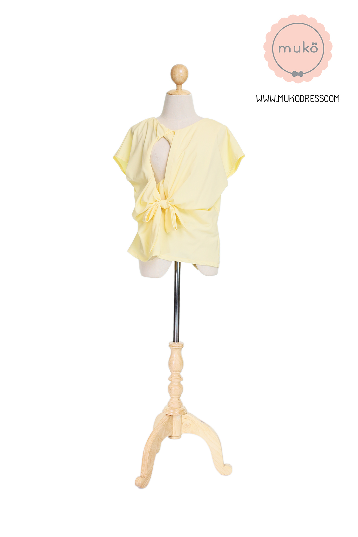 Muko Brandy เสื้อให้นม คลุมท้อง BSL06-017 เหลืองนม