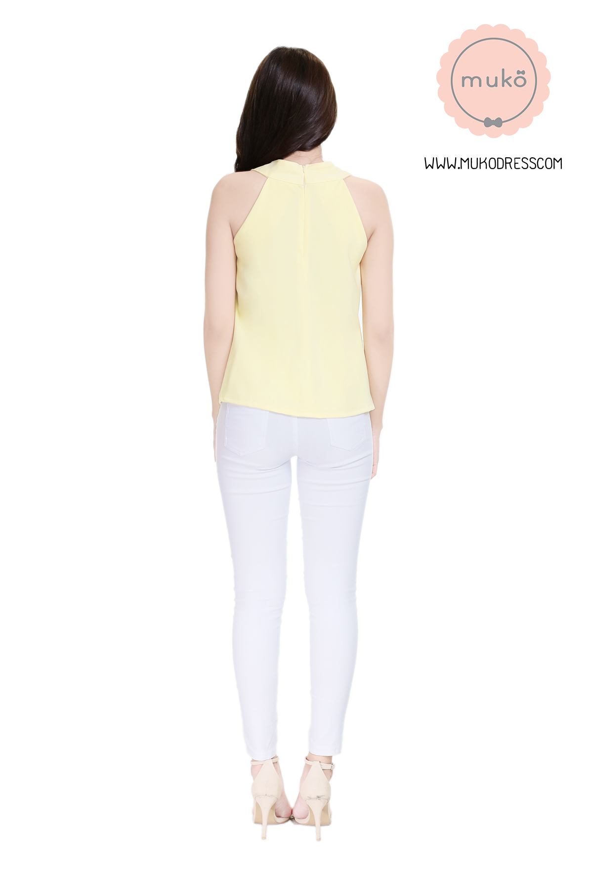 Muko Mona เสื้อเปิดให้นม BSL10-008 เหลือง Muko Mona เสื้อเปิดให้นม BSL10-008 เหลือง