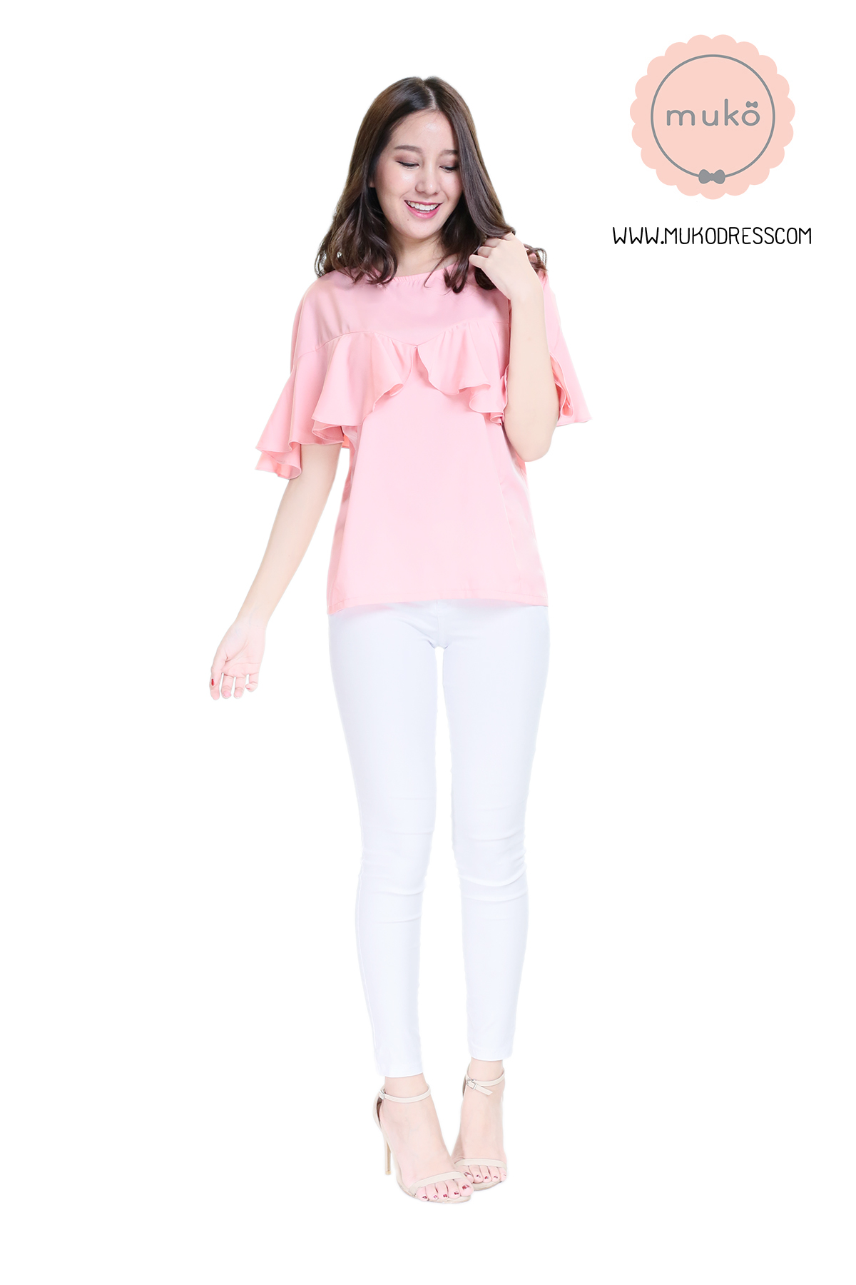 Muko Queen B เสื้อเปิดให้นม BSL11-004 ชมพู Muko Queen B เสื้อเปิดให้นม BSL11-004 ชมพู