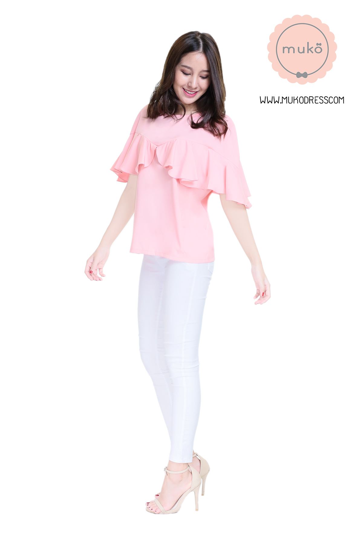 Muko Queen B เสื้อเปิดให้นม BSL11-004 ชมพู Muko Queen B เสื้อเปิดให้นม BSL11-004 ชมพู