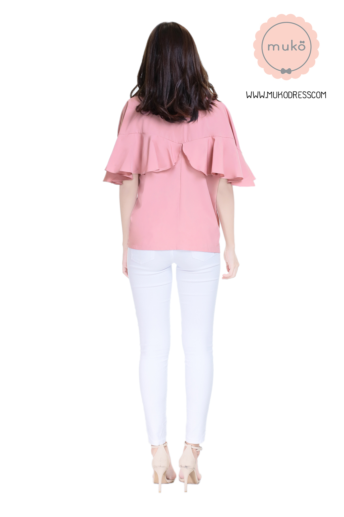Muko Queen B เสื้อเปิดให้นม BSL11-009 กะปิ ** ความยาวเสื้อ 22