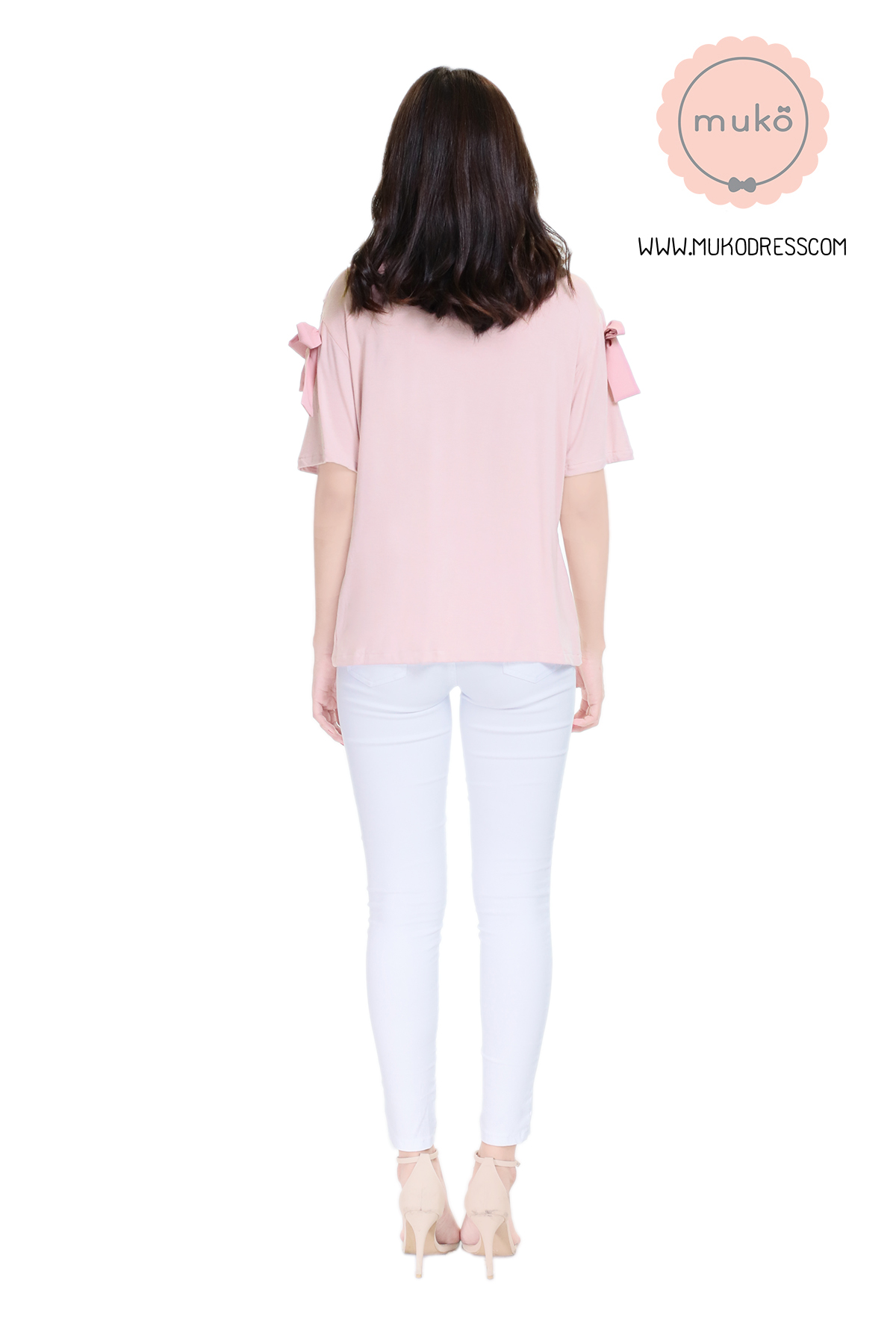 Muko Cher เสื้อเปิดให้นม TC26-009 สีนู๊ด