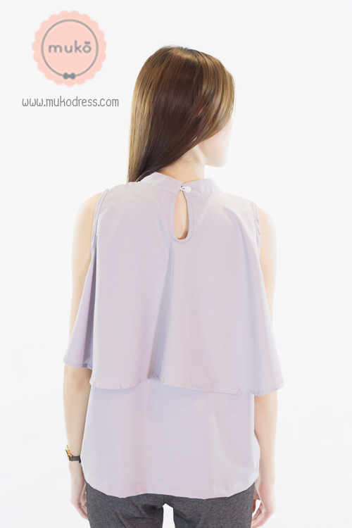 Muko Bryony   เสื้อเปิดใหนม  Bryony  เทา  BSL04-004