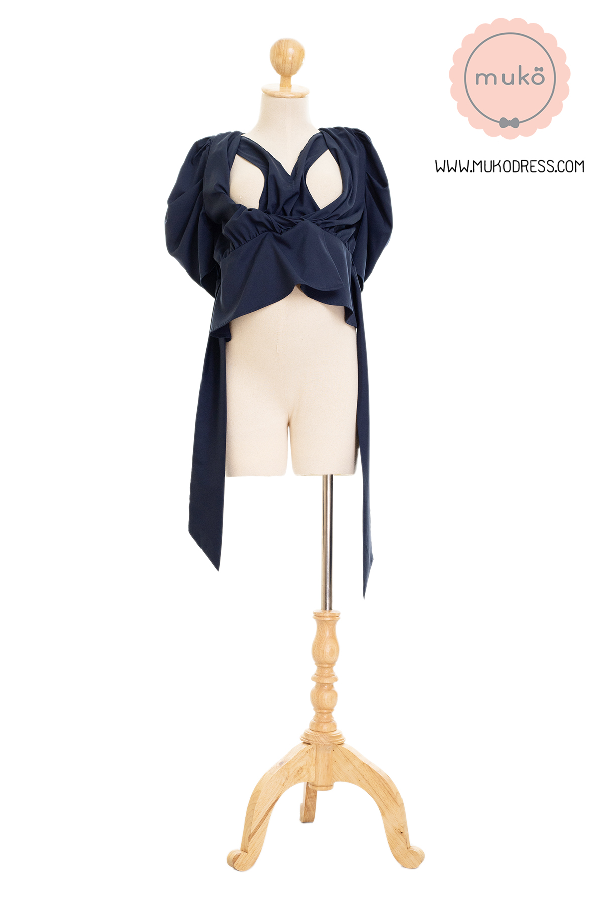 Muko Averly เสื้อเปิดให้นม BSL20-007 กรมท่า