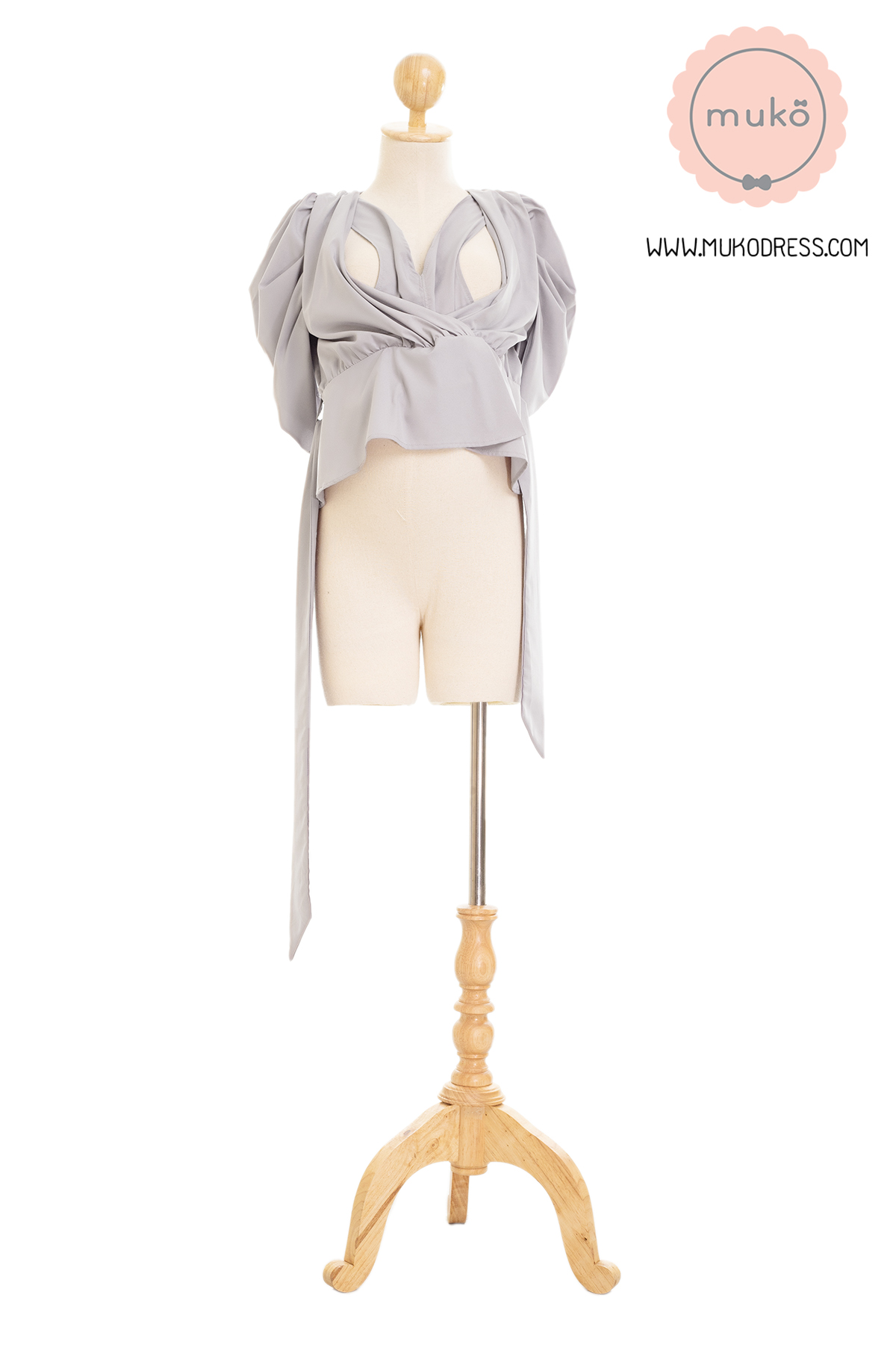 Muko Averly เสื้อเปิดให้นม BSL20-009 เทา