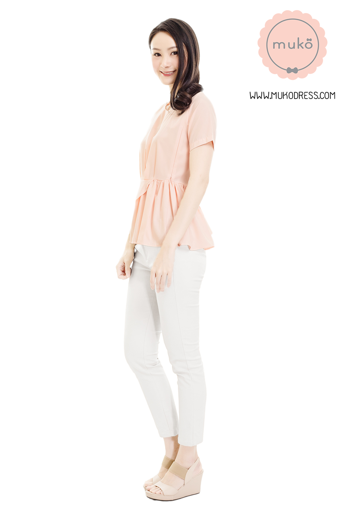 Muko Peony เสื้อเปิดให้นม คลุมท้อง BSL21-005 โอรส