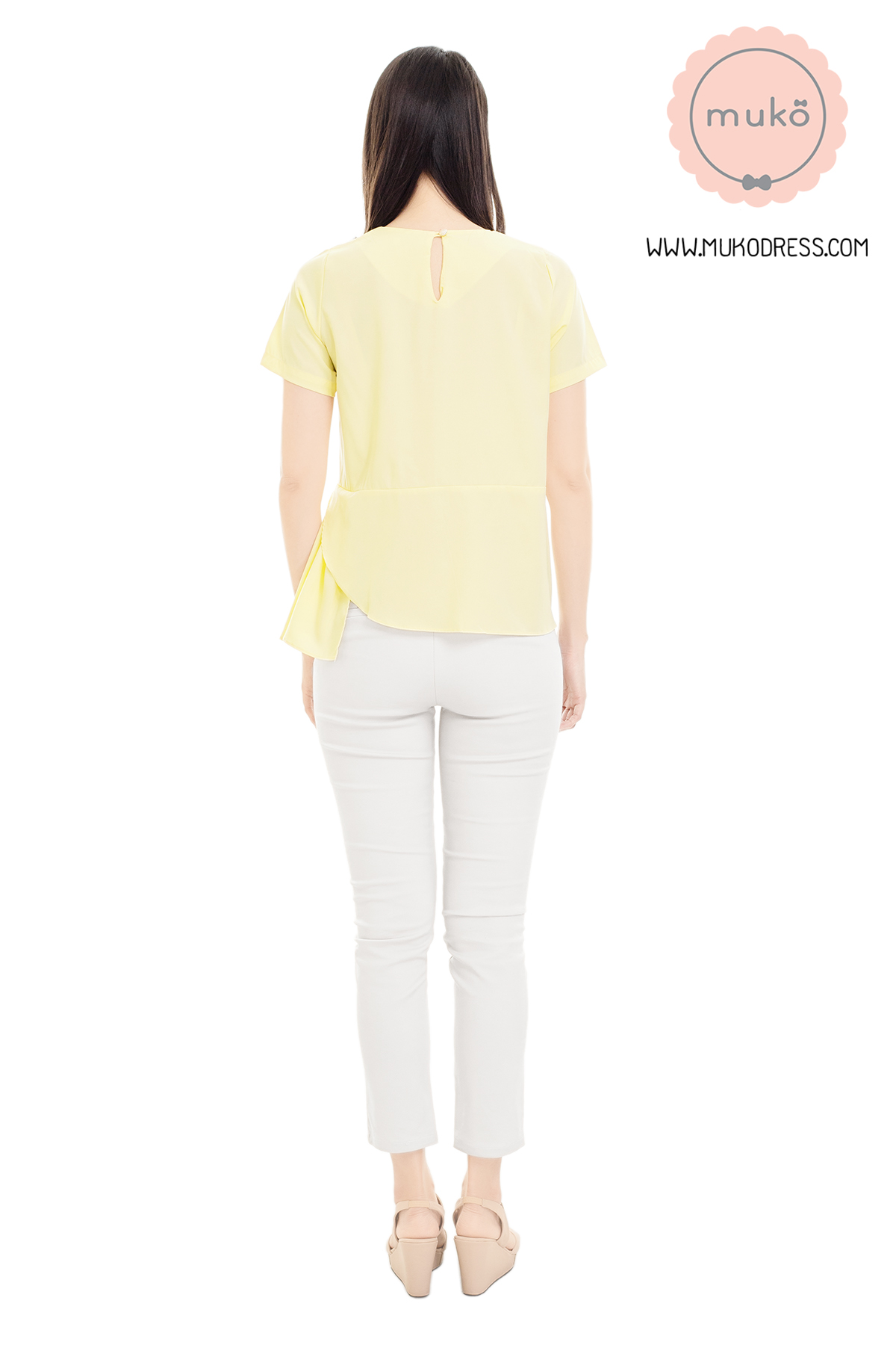 Muko Peony เสื้อเปิดให้นม คลุมท้อง BSL21-006 เหลือง