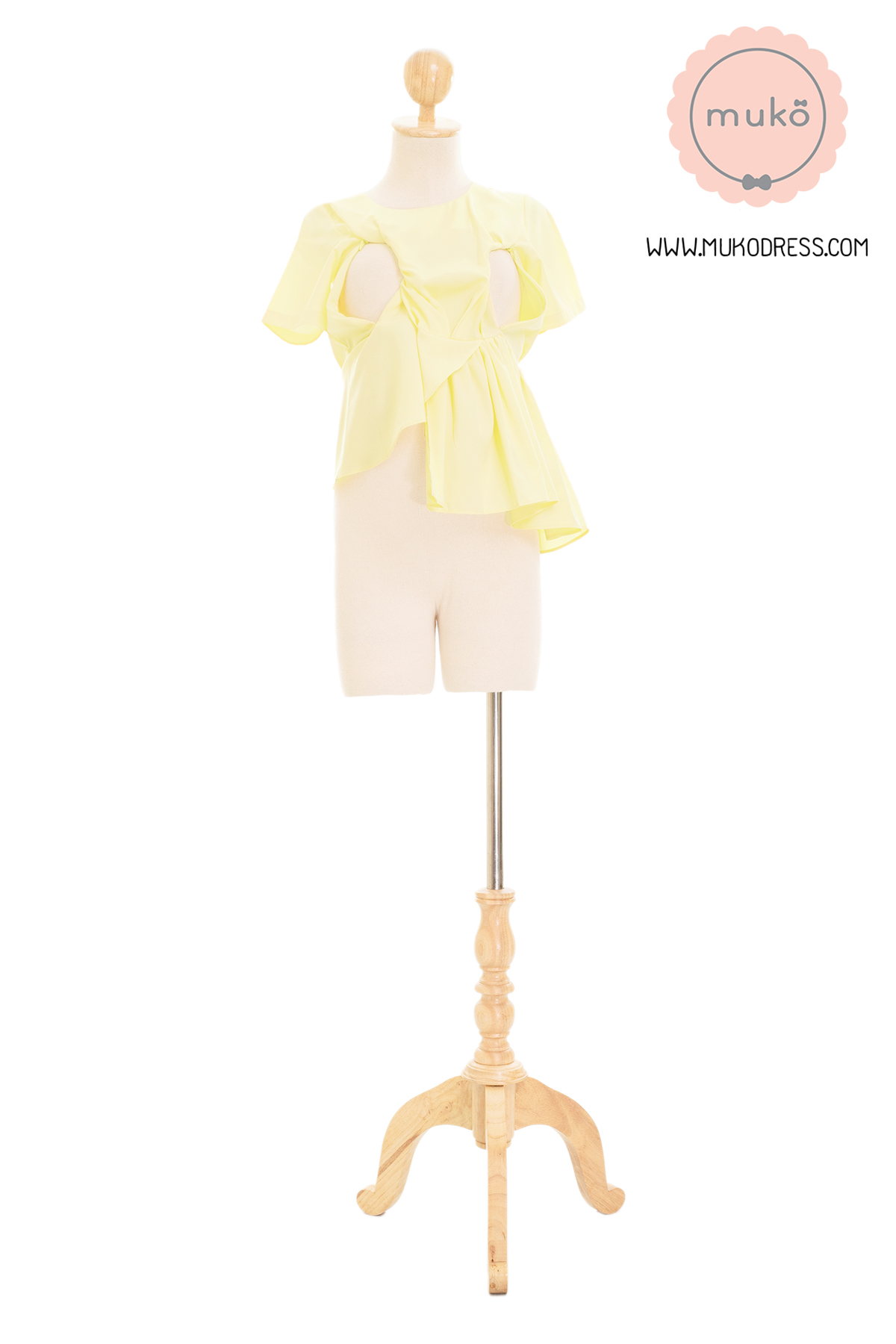 Muko Peony เสื้อเปิดให้นม คลุมท้อง BSL21-006 เหลือง