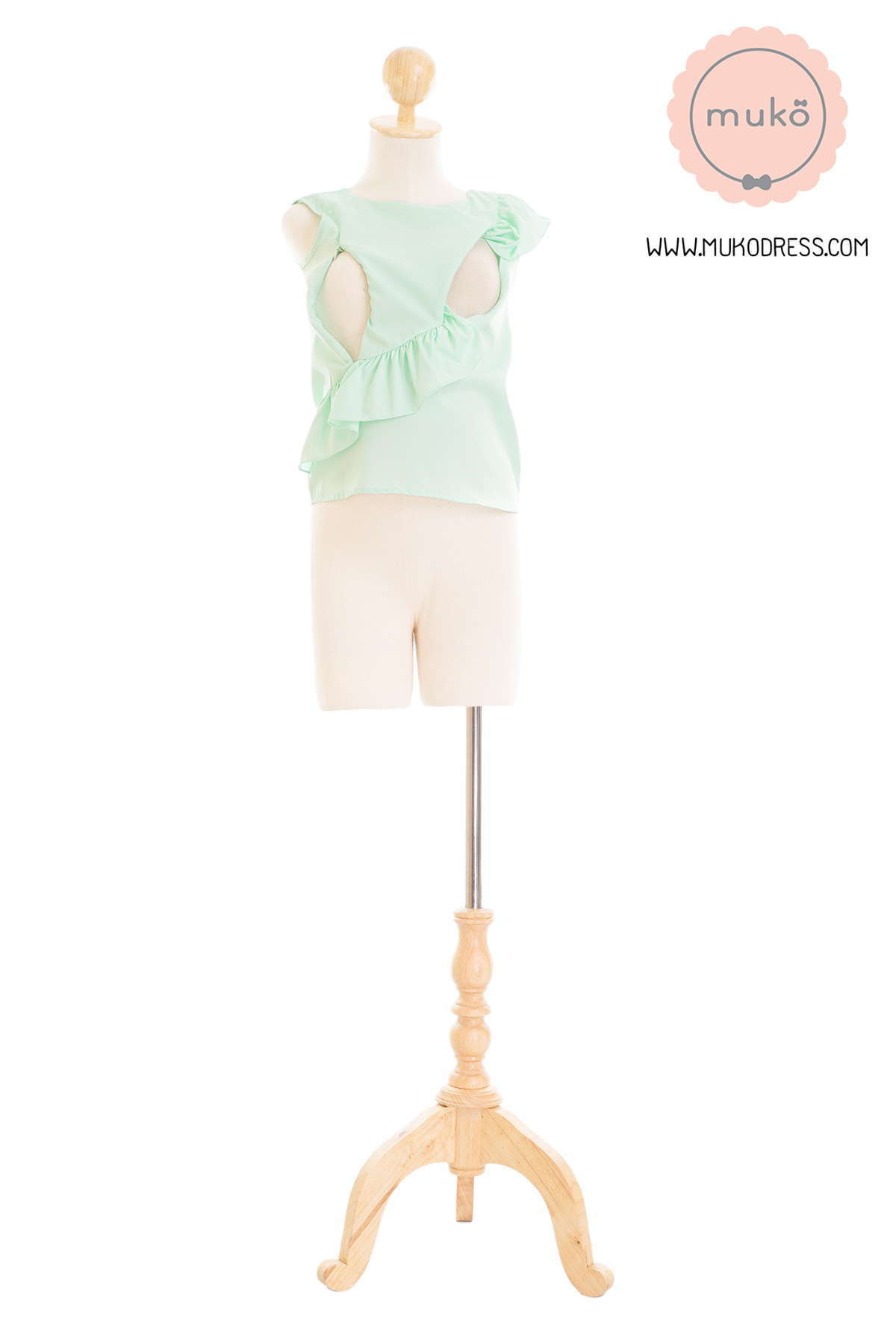 Muko Kayla เสื้อเปิดให้นม BSL17-001 เขียว