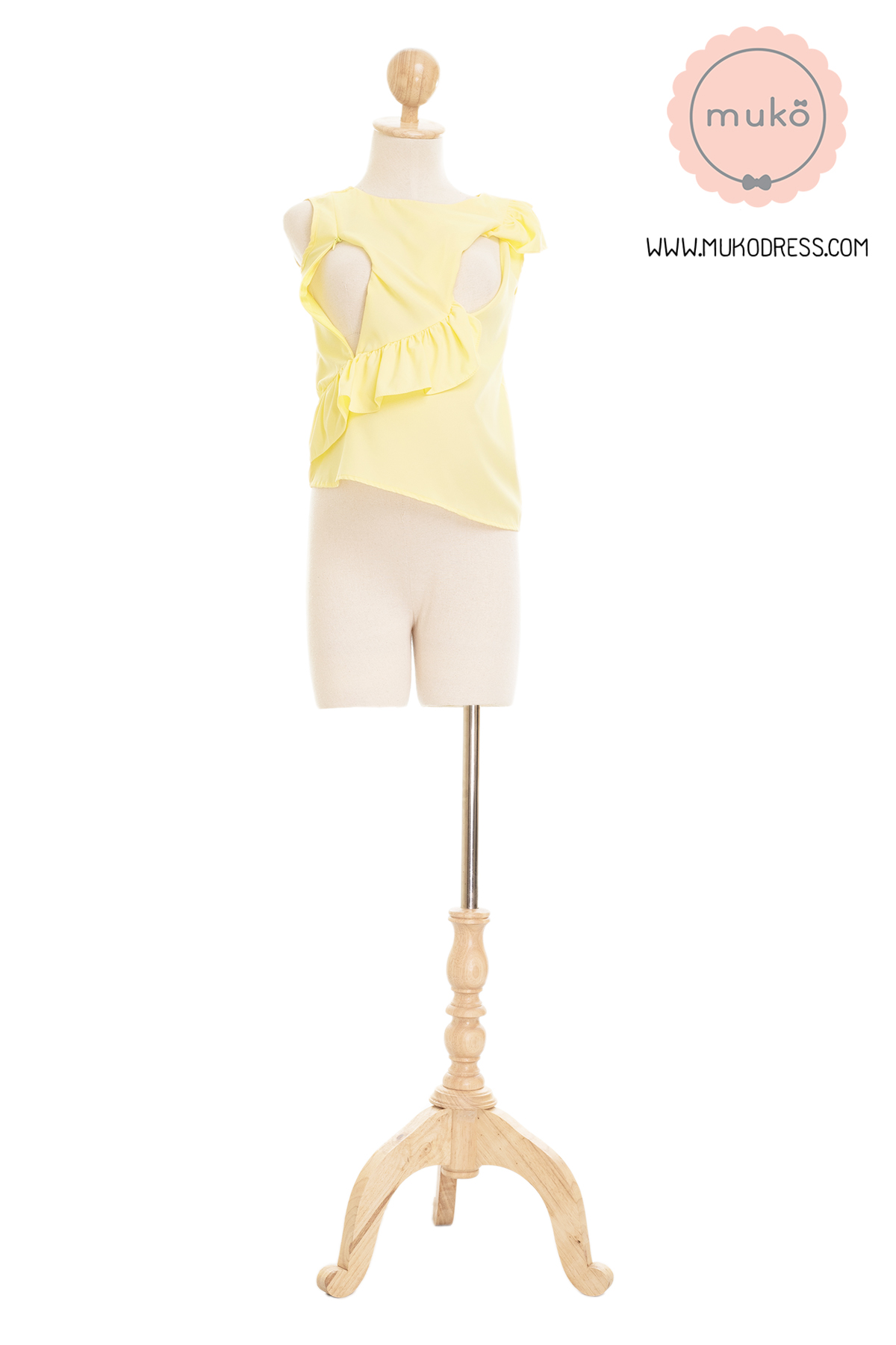 Muko Kayla เสื้อเปิดให้นม BSL17-002 เหลืองนม
