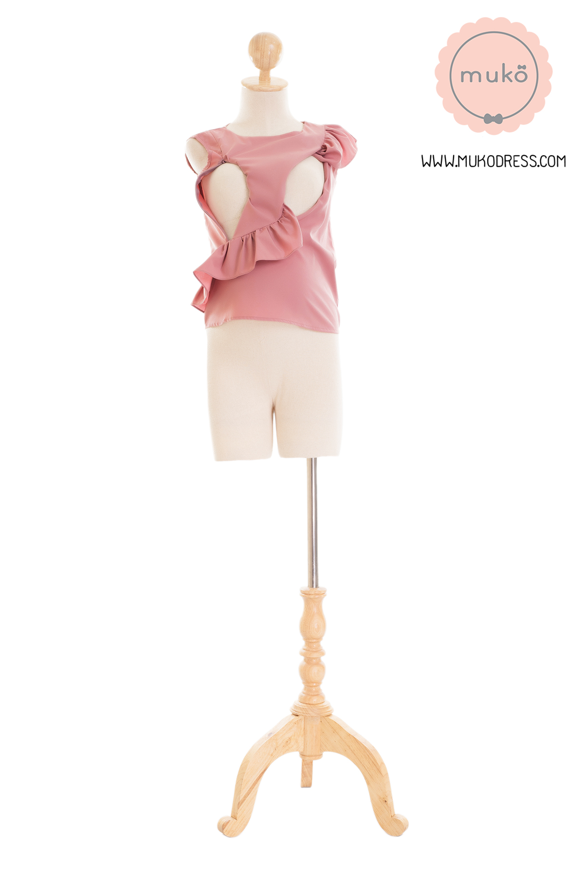 Muko Kayla เสื้อเปิดให้นม BSL17-005 กะปิ