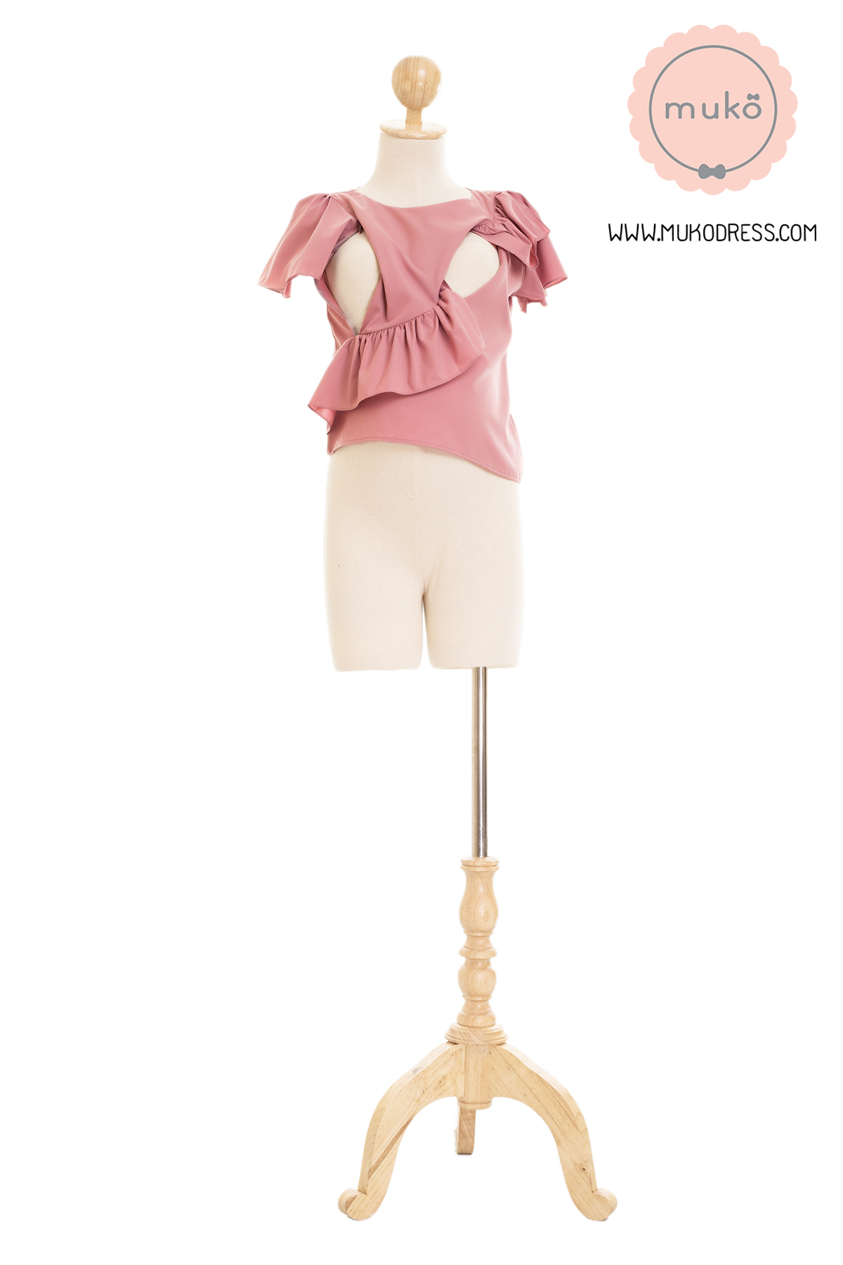Muko Kaylie เสื้อเปิดให้นม BSL19-010 กะปิ