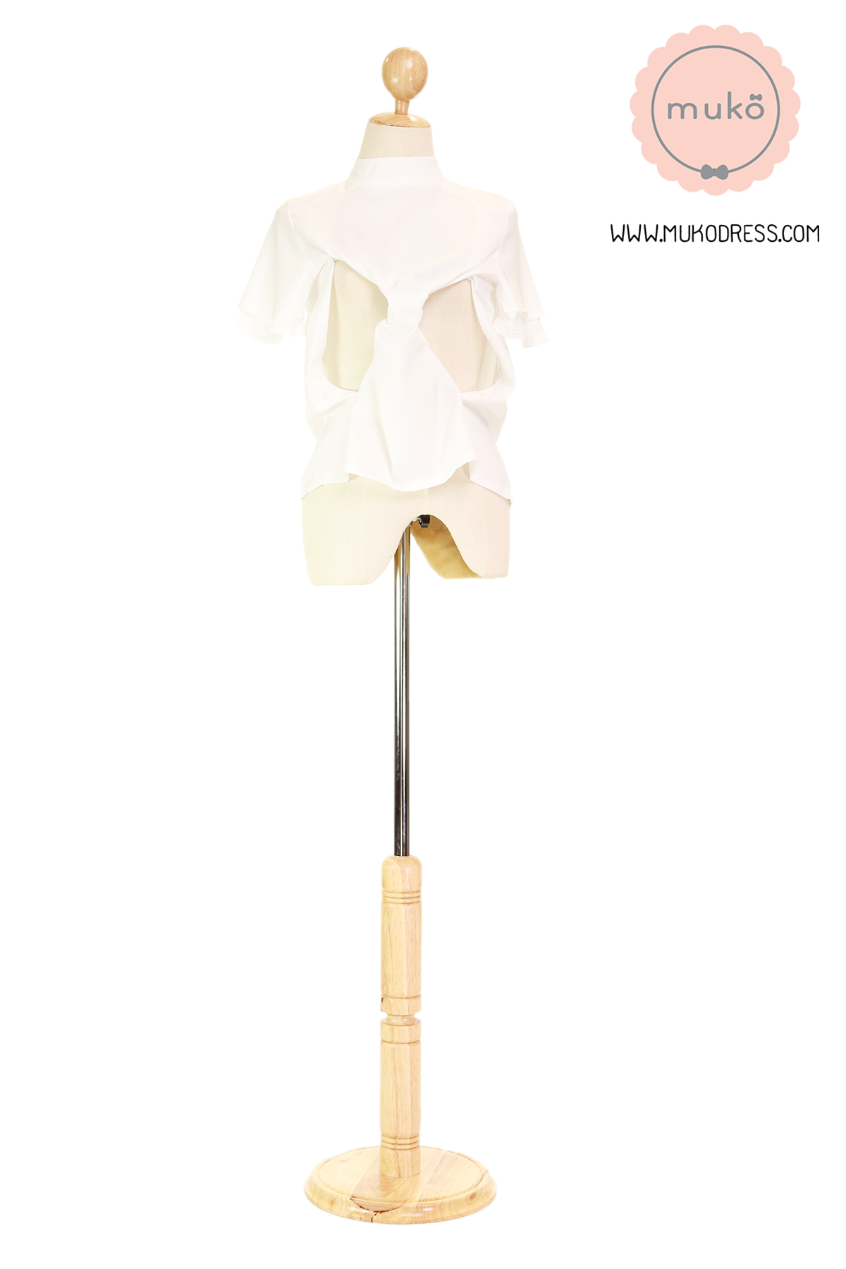 Muko Stella เสื้อเปิดให้นม BSL13-008 สีขาว Muko Stella เสื้อเปิดให้นม BSL13-008 สีขาว