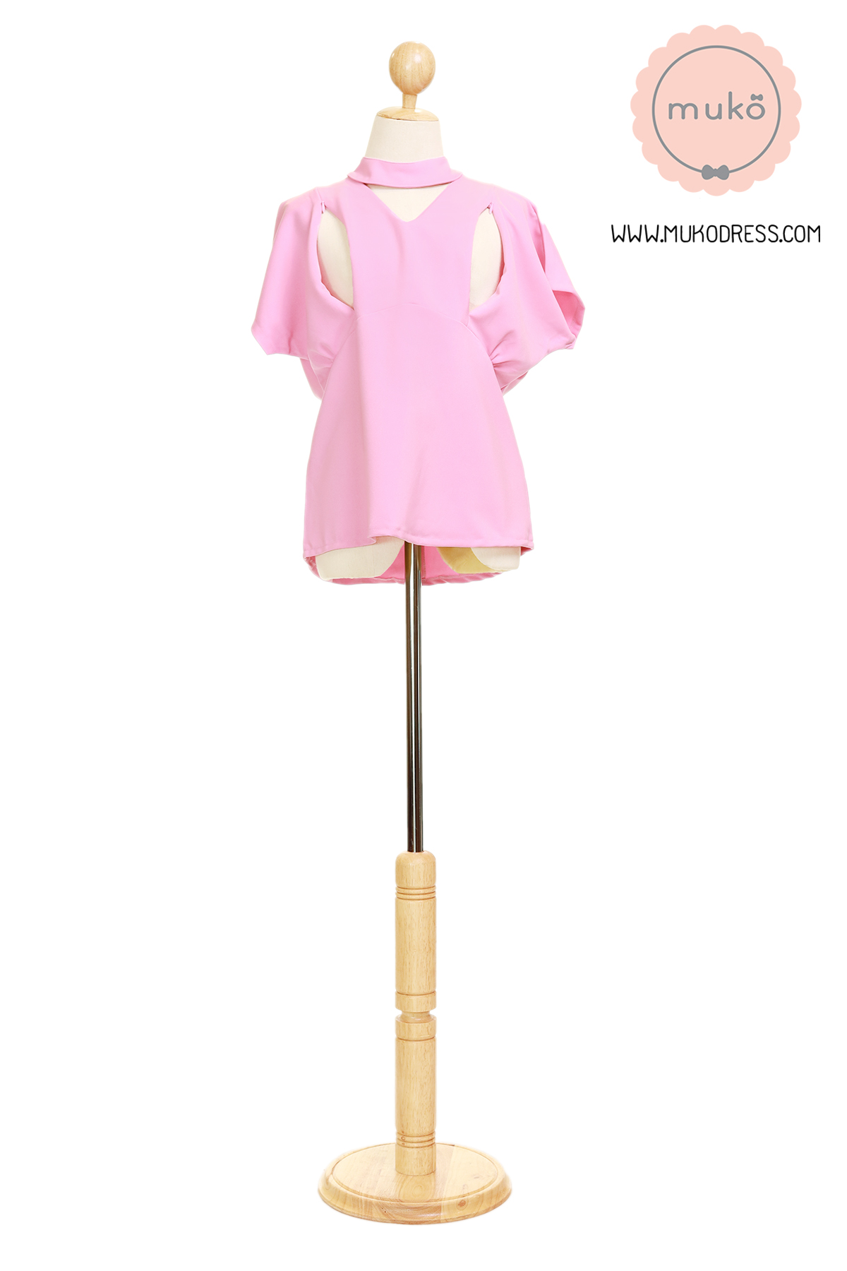 Muko Paris เสื้อคลุมท้อง เปิดให้นม BSL15-002 สีชมพู