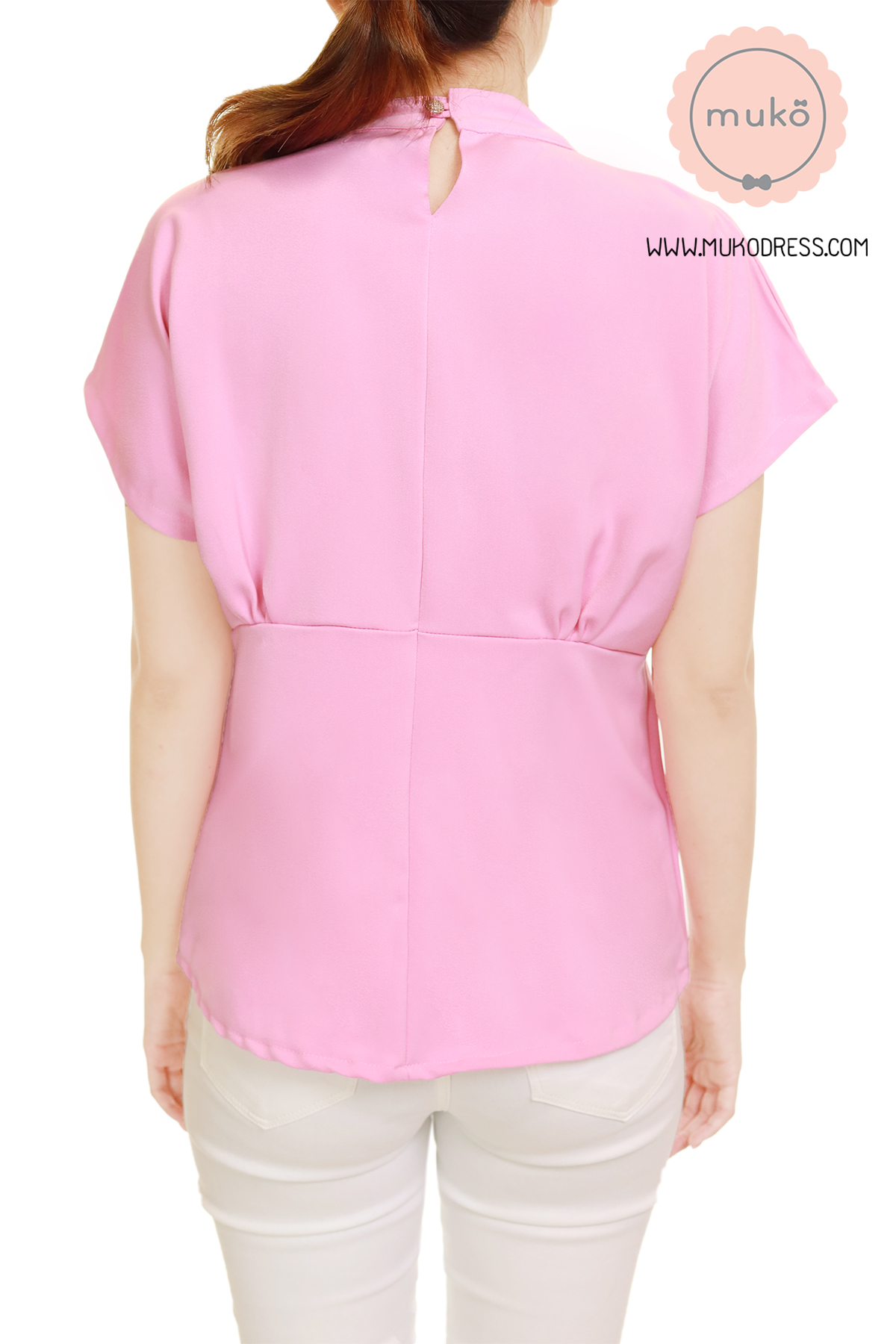 Muko Paris เสื้อคลุมท้อง เปิดให้นม BSL15-002 สีชมพู