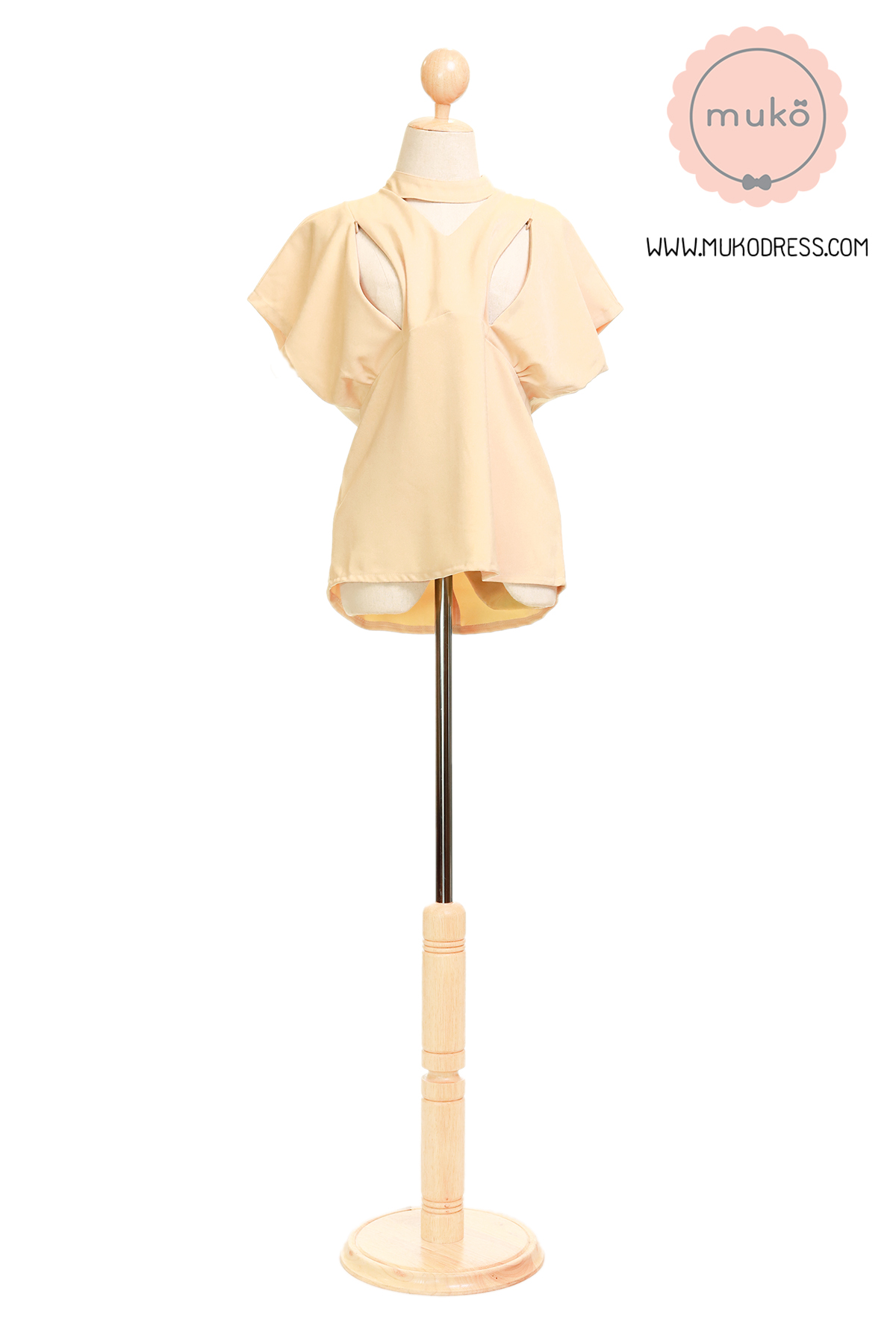 Muko Paris เสื้อคลุมท้อง เปิดให้นม BSL15-010 สีครีม