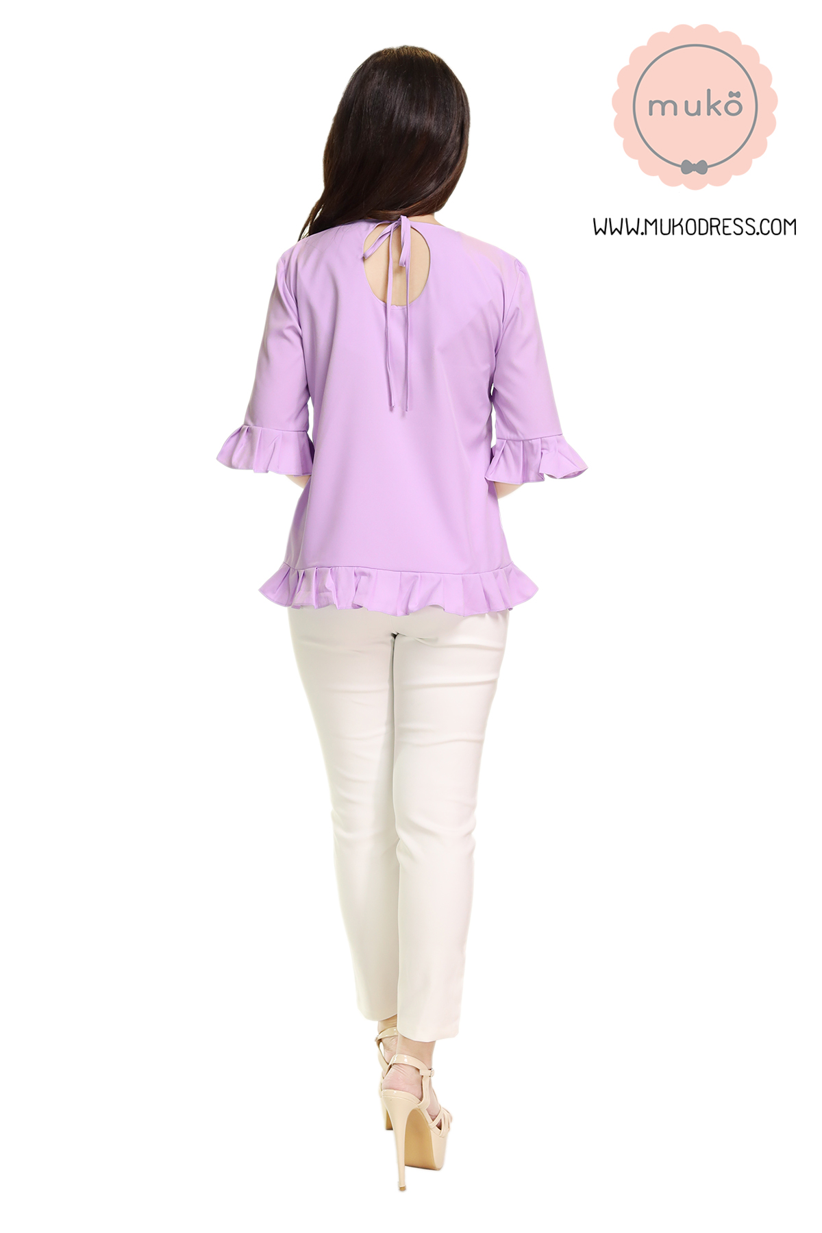 Muko Queens เสื้อให้นม คลุมท้อง BSL09-016 ม่วงนม